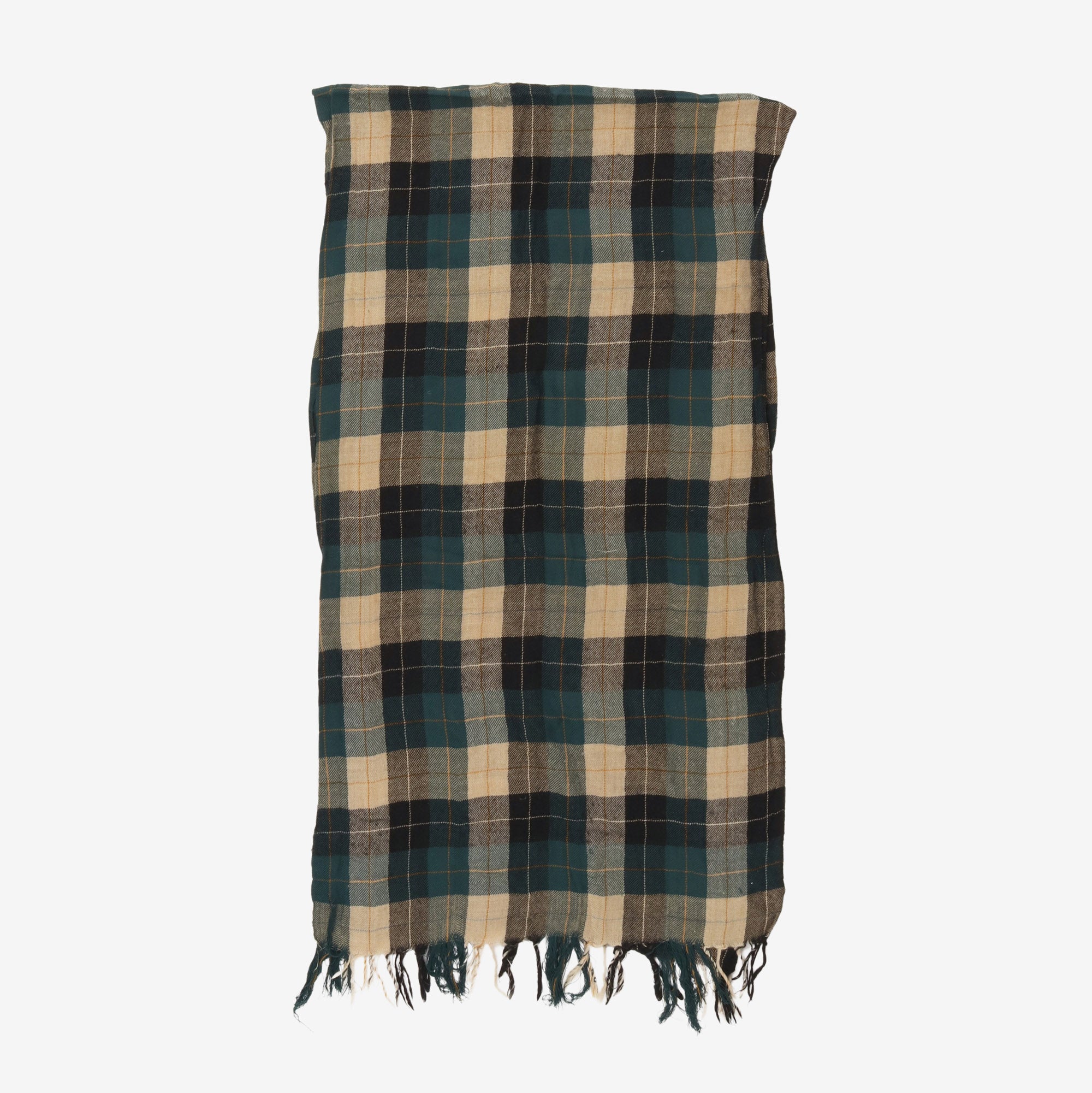 Checked Plaid Scarf