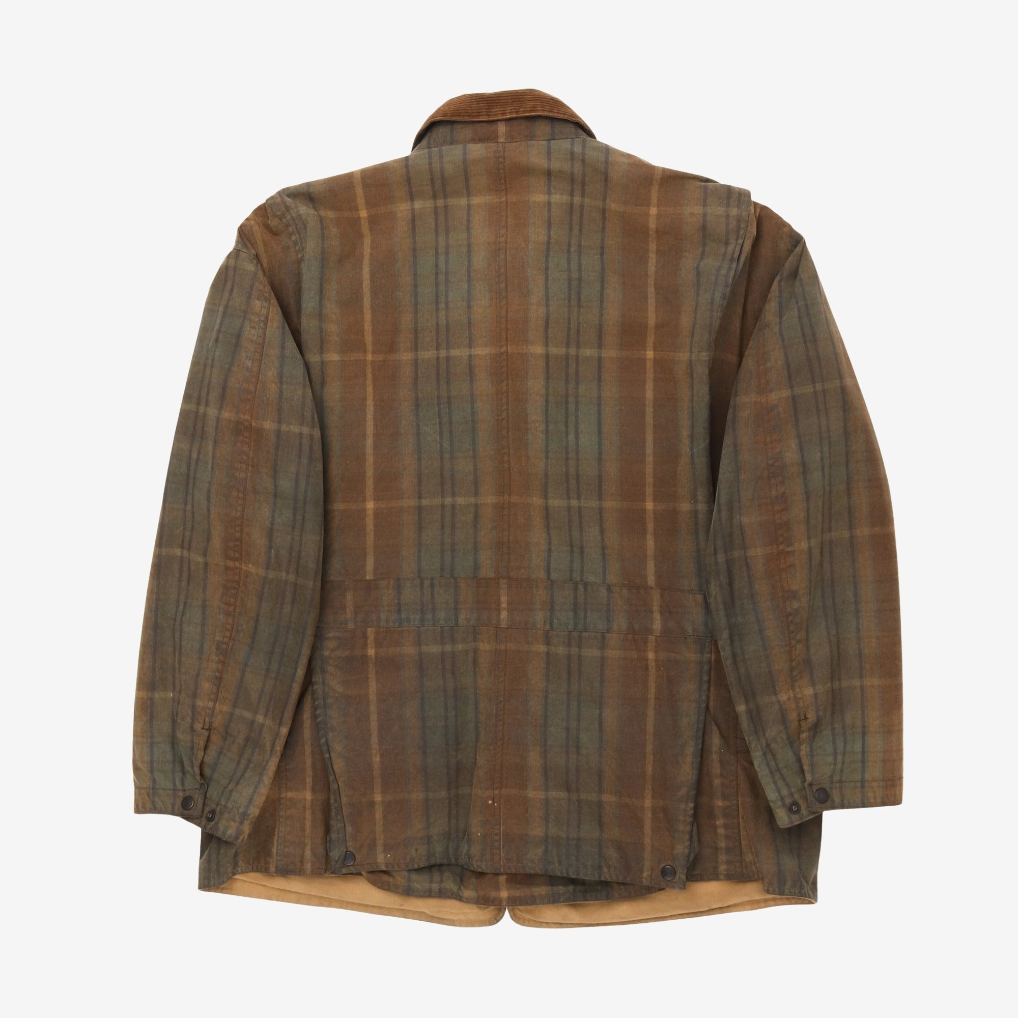 Vintage Plaid Wax Jacket