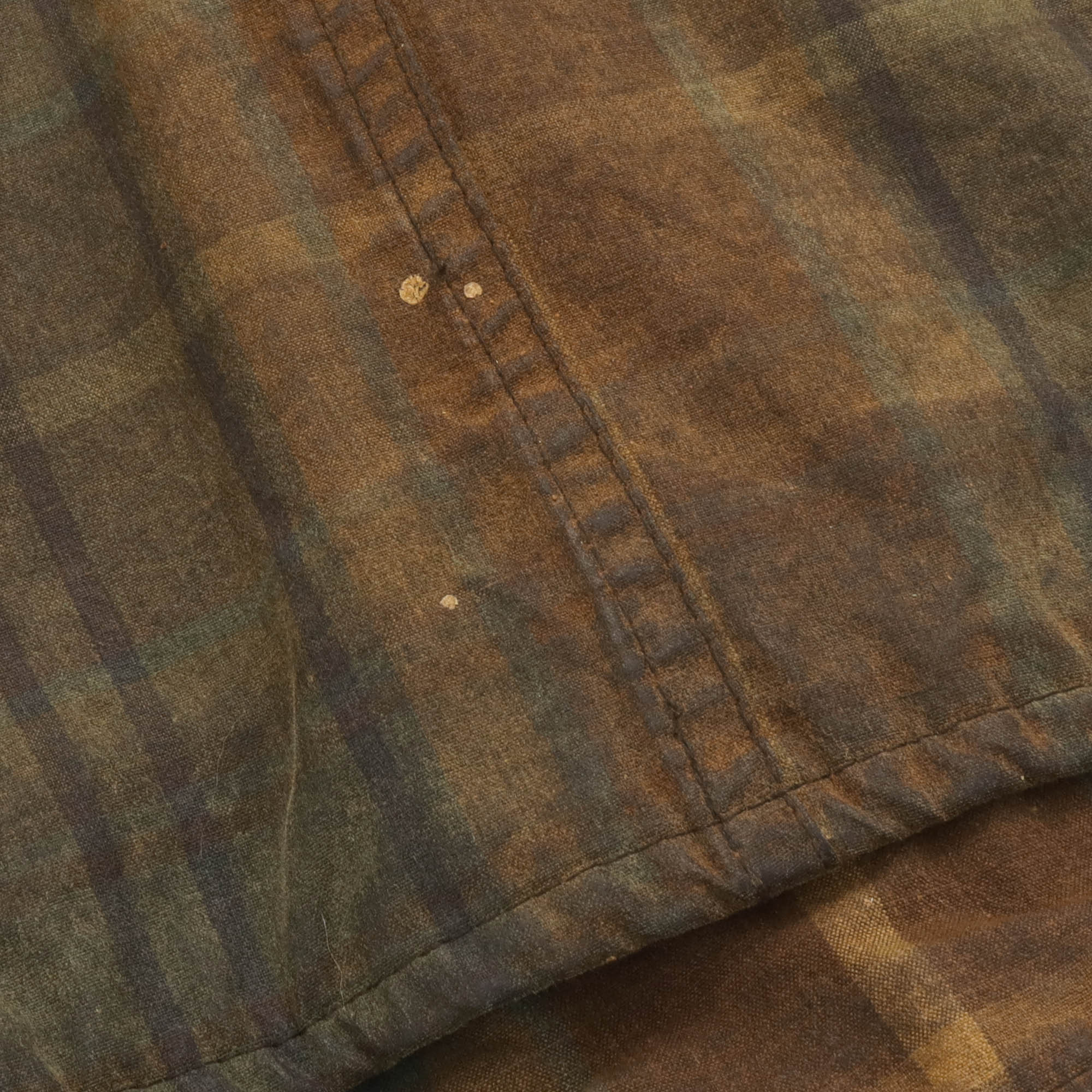 Vintage Plaid Wax Jacket