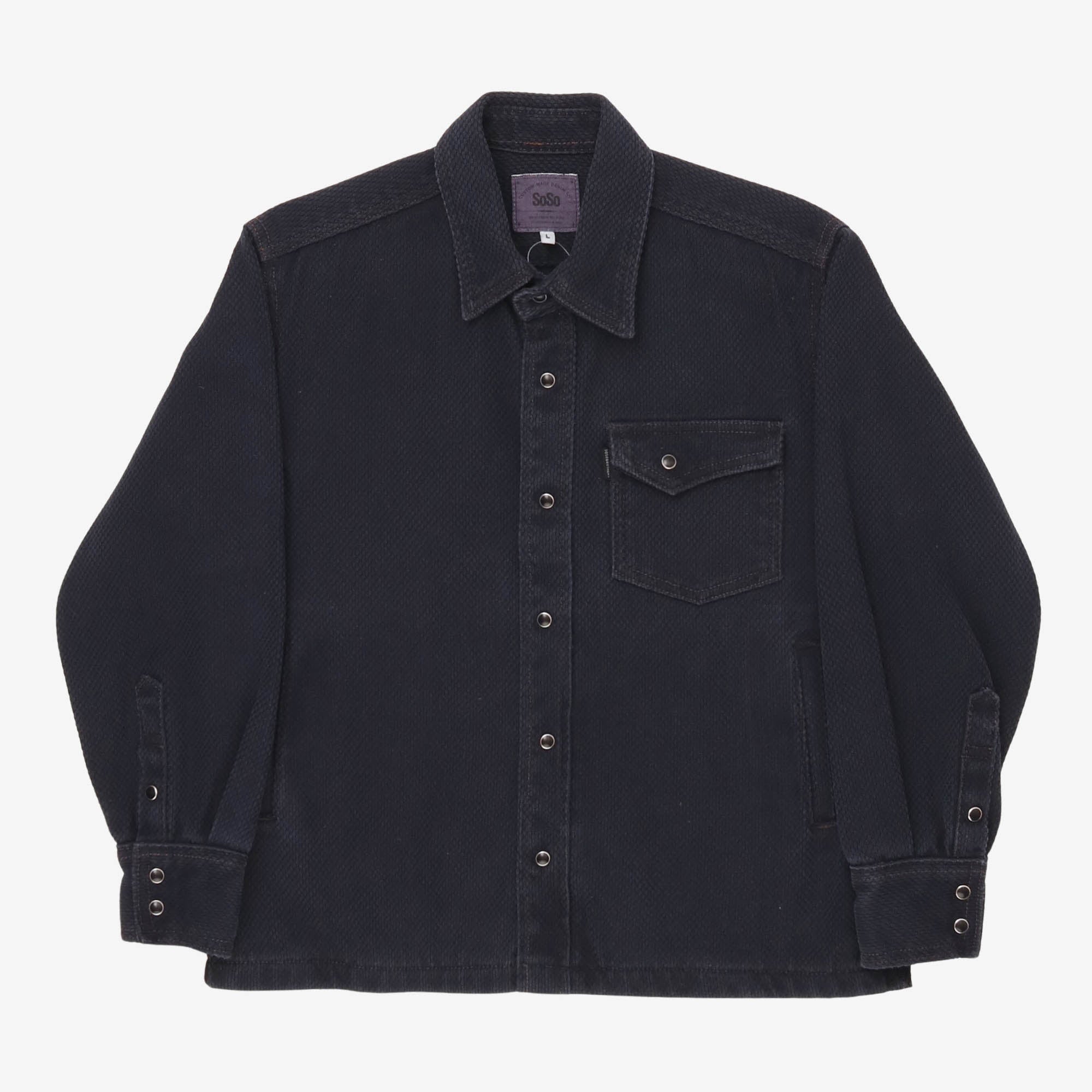 Sashiko Denim Trucker Shirt