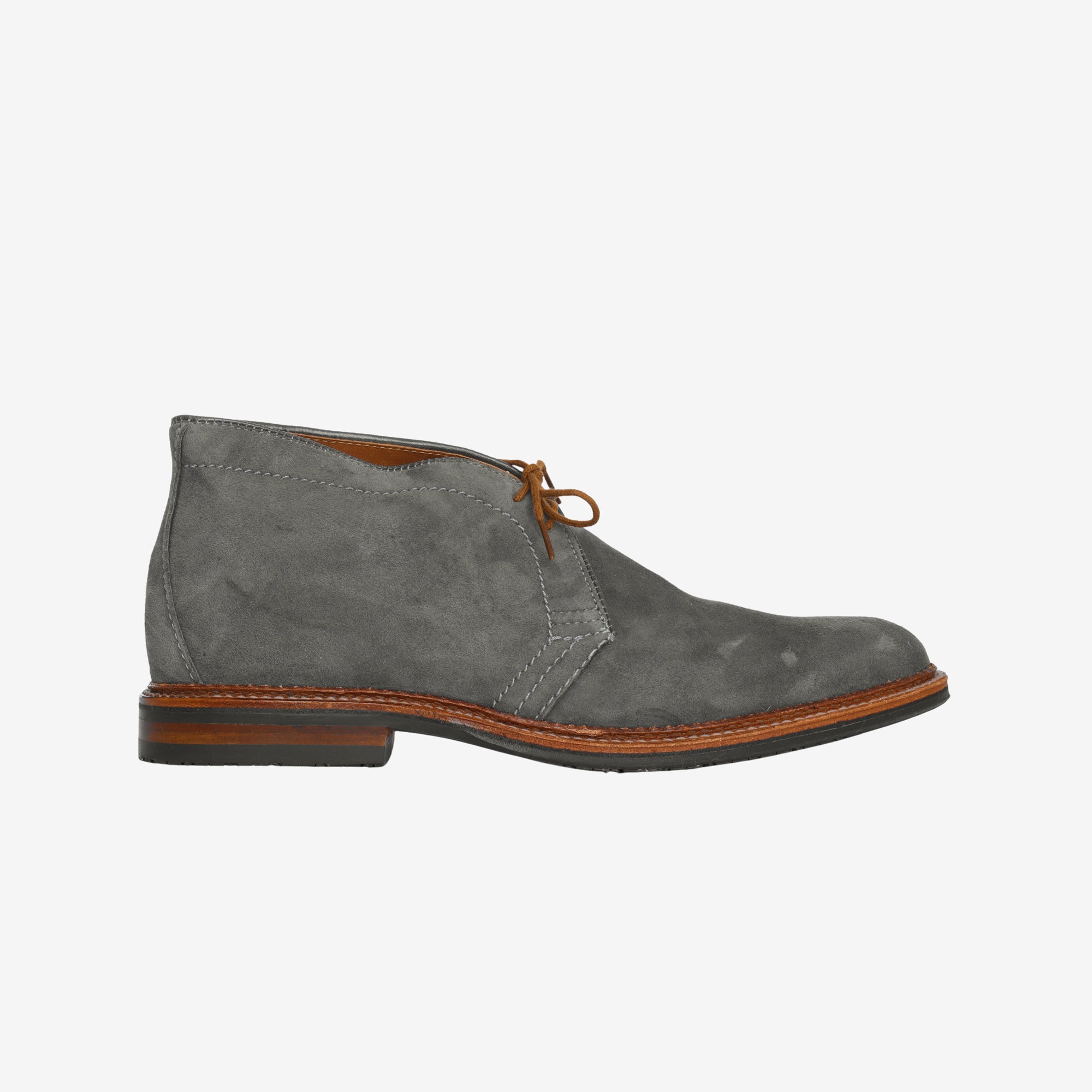 1592L Suede Chukka Boots + Trees (Sherman Brothers)