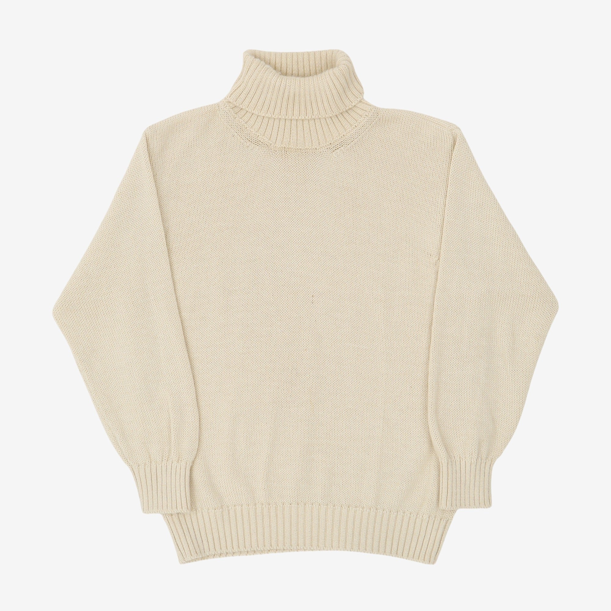 Alpaca Silk Roll Neck Sweater