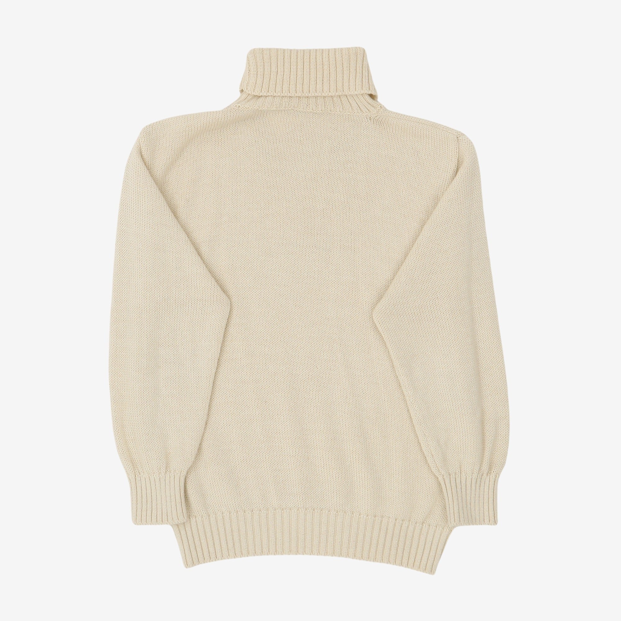 Alpaca Silk Roll Neck Sweater