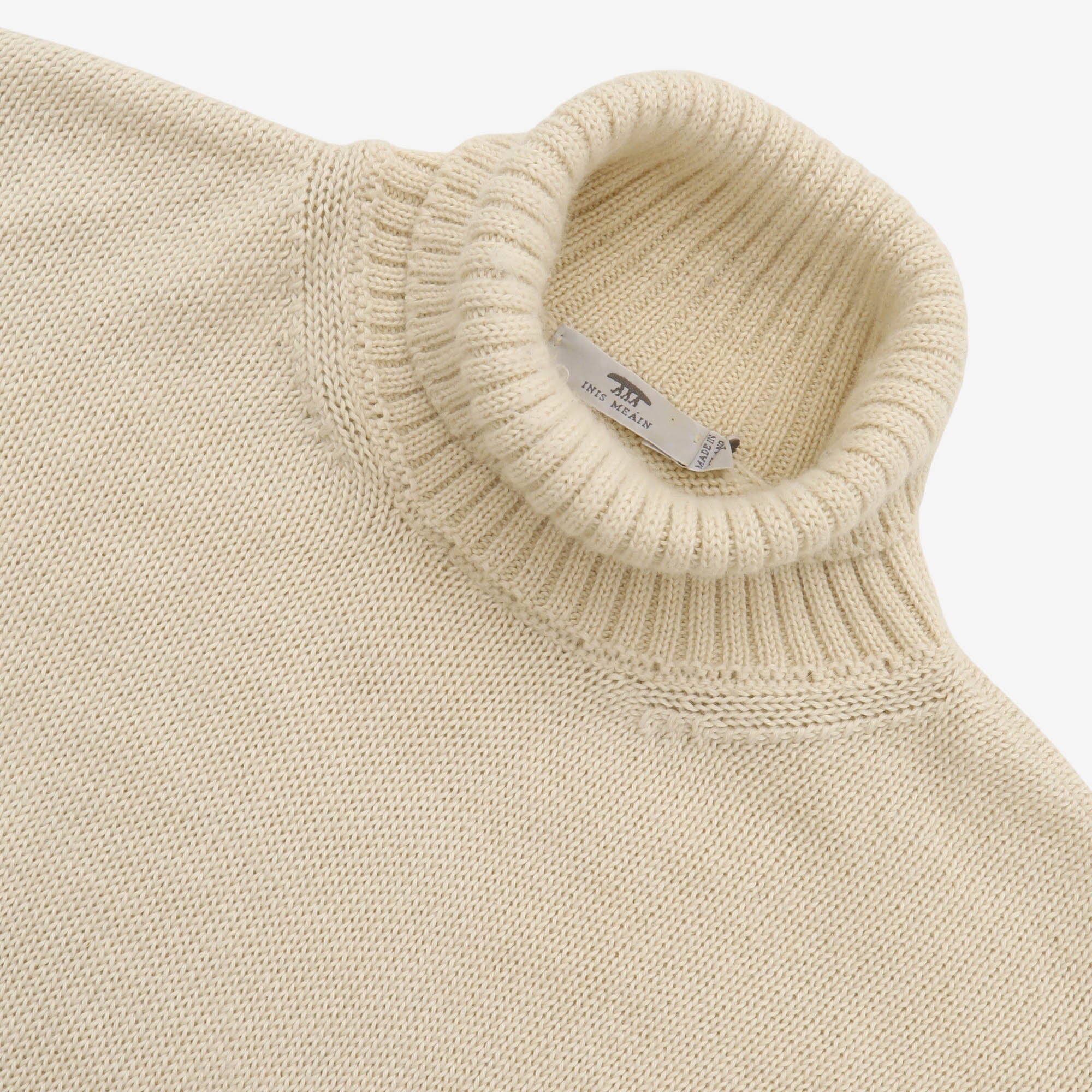 Alpaca Silk Roll Neck Sweater
