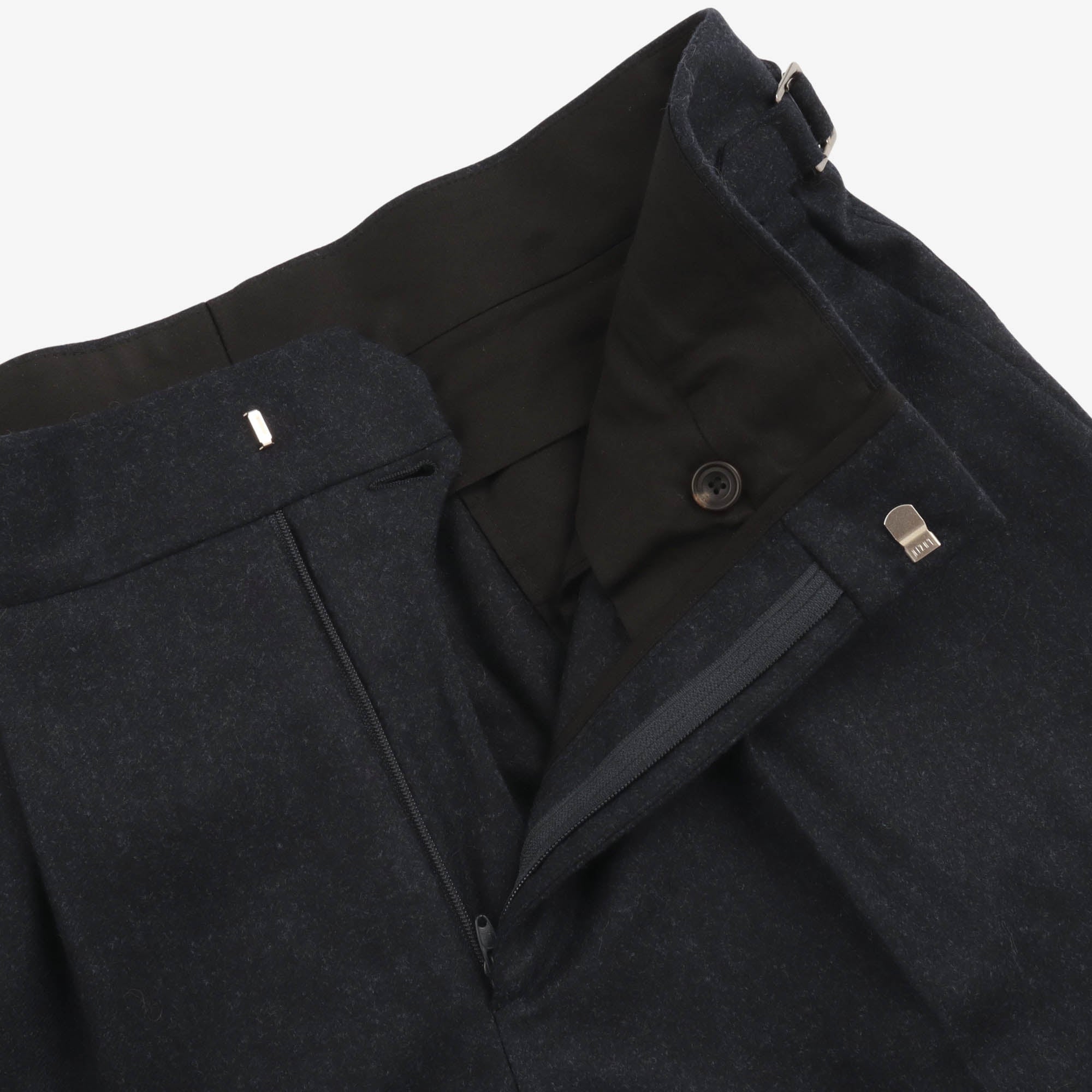 Wool Pleated Trousers