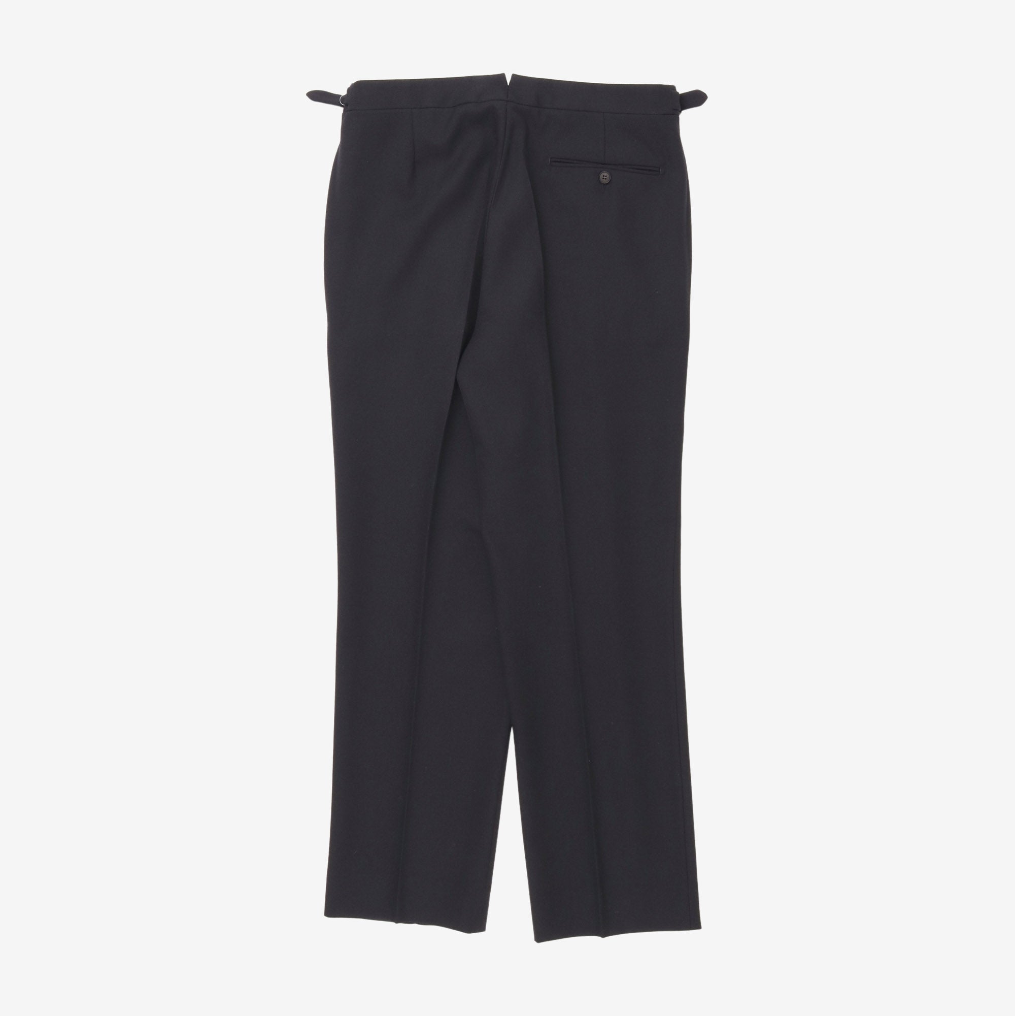Wool Pleated Trousers
