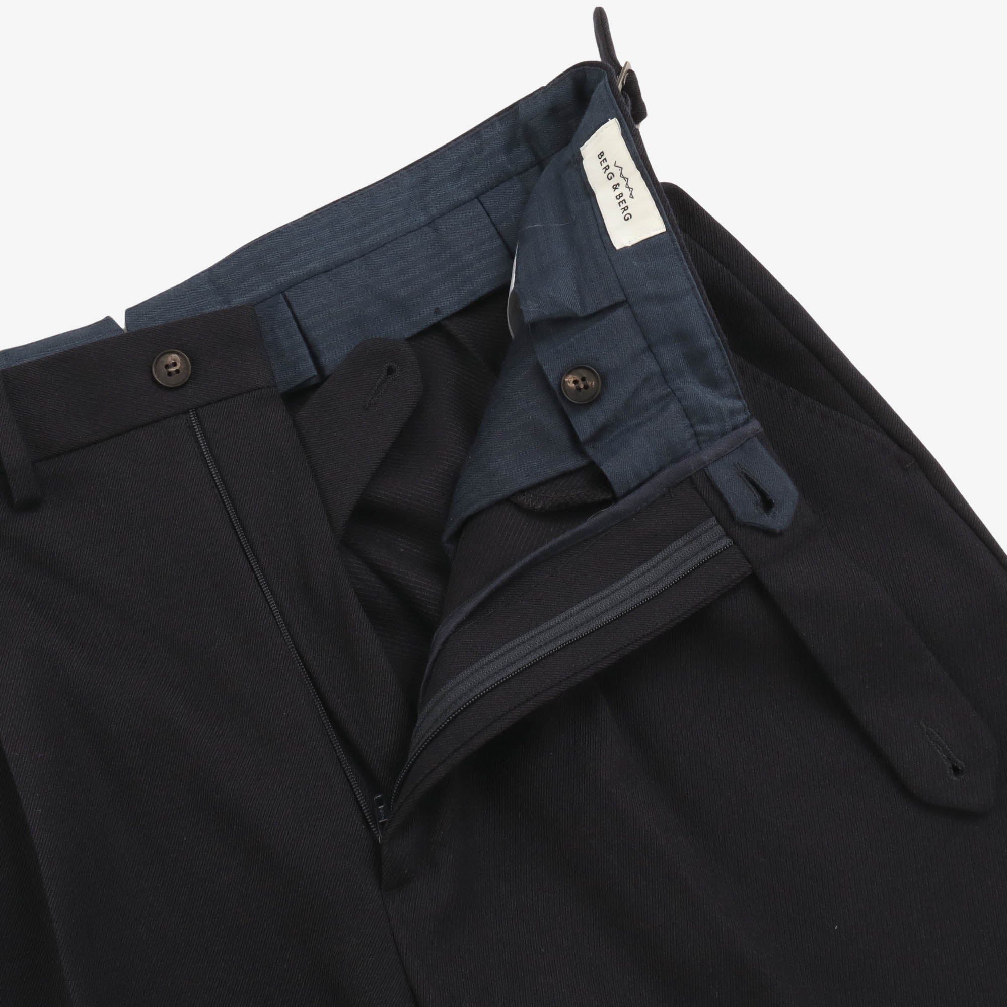 Wool Pleated Trousers