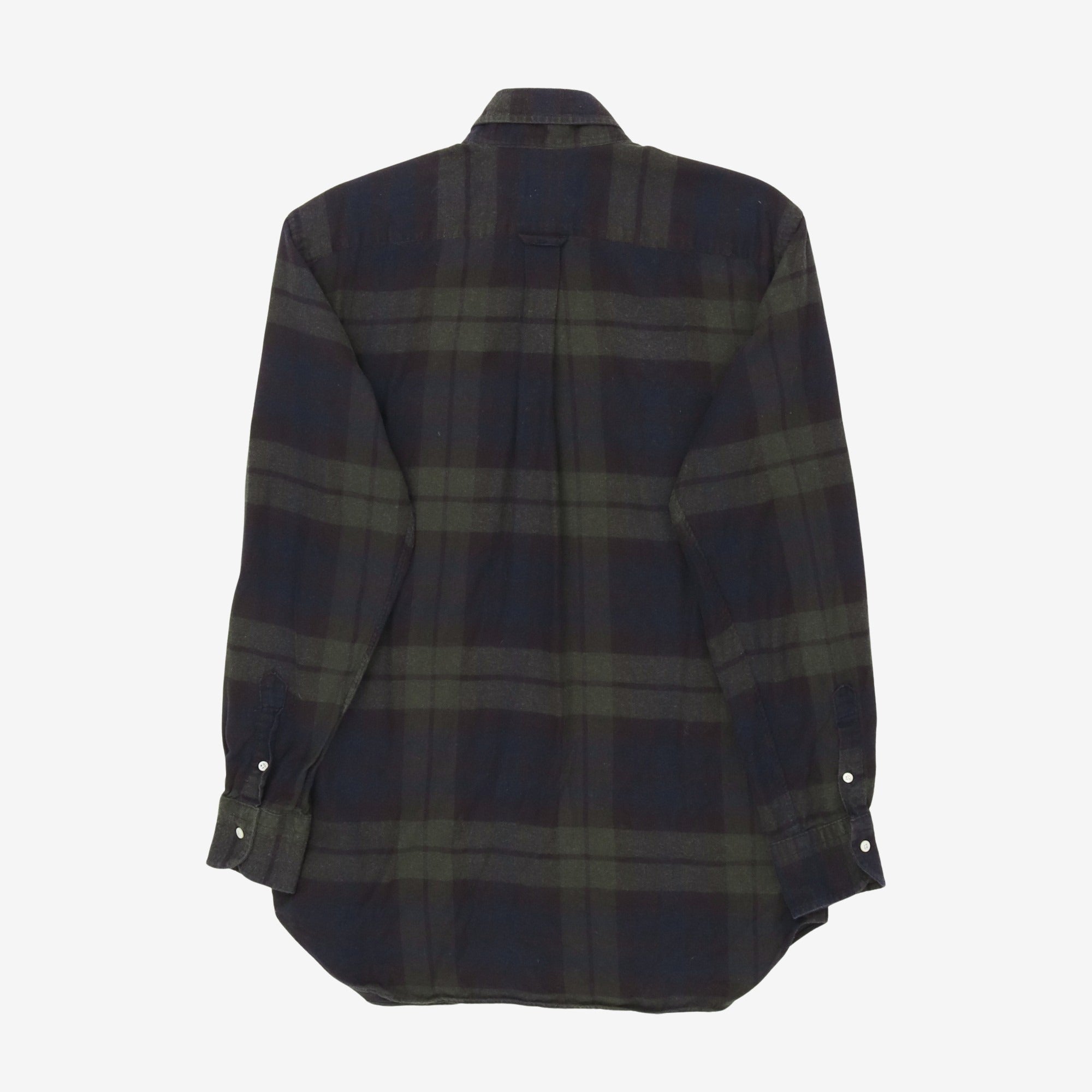 Wool Blend Check Shirt