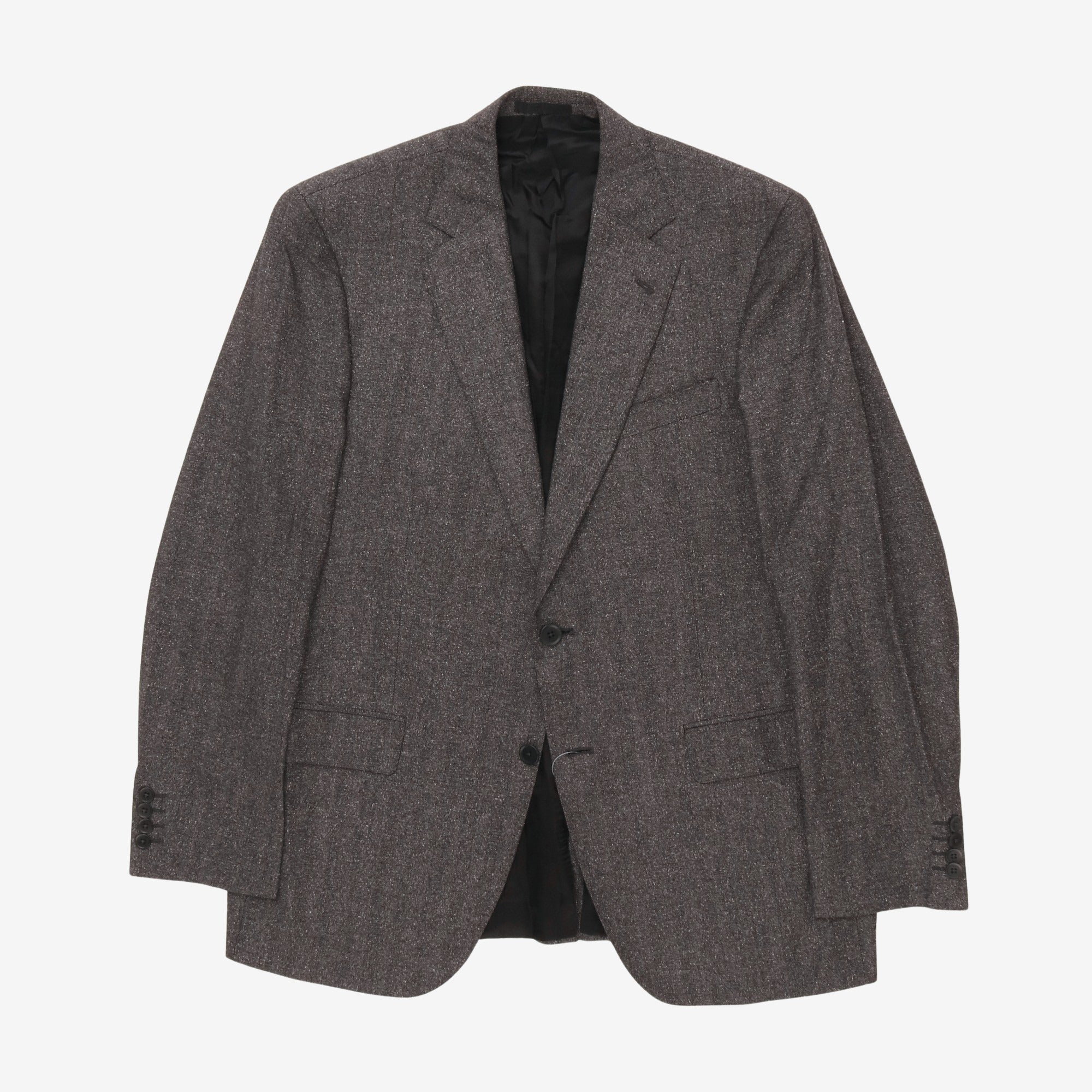 Silk Blend Herringbone Suit