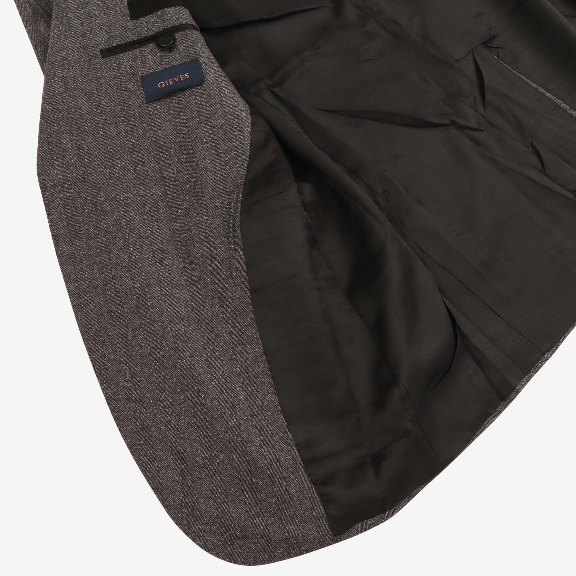 Silk Blend Herringbone Suit