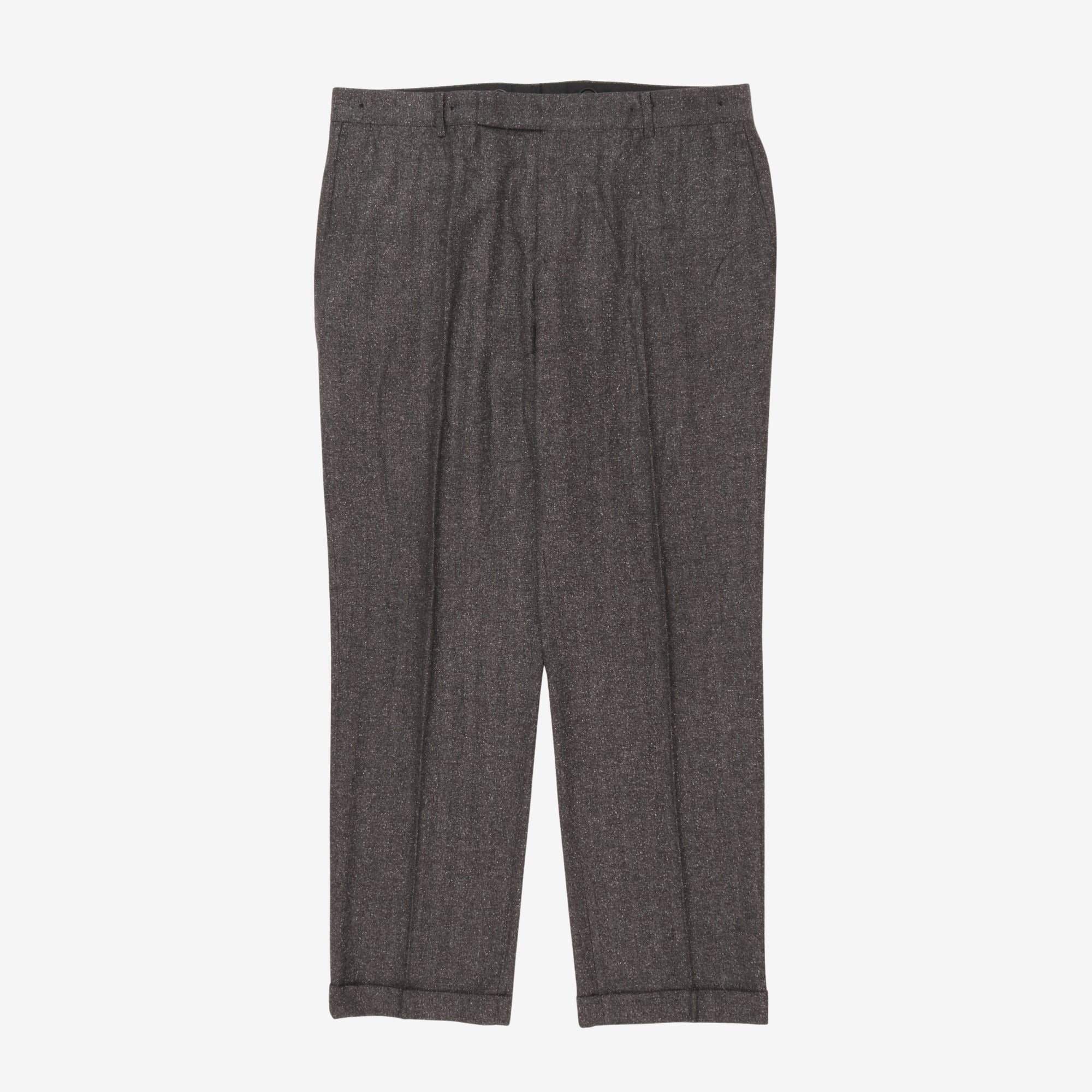 Silk Blend Herringbone Suit