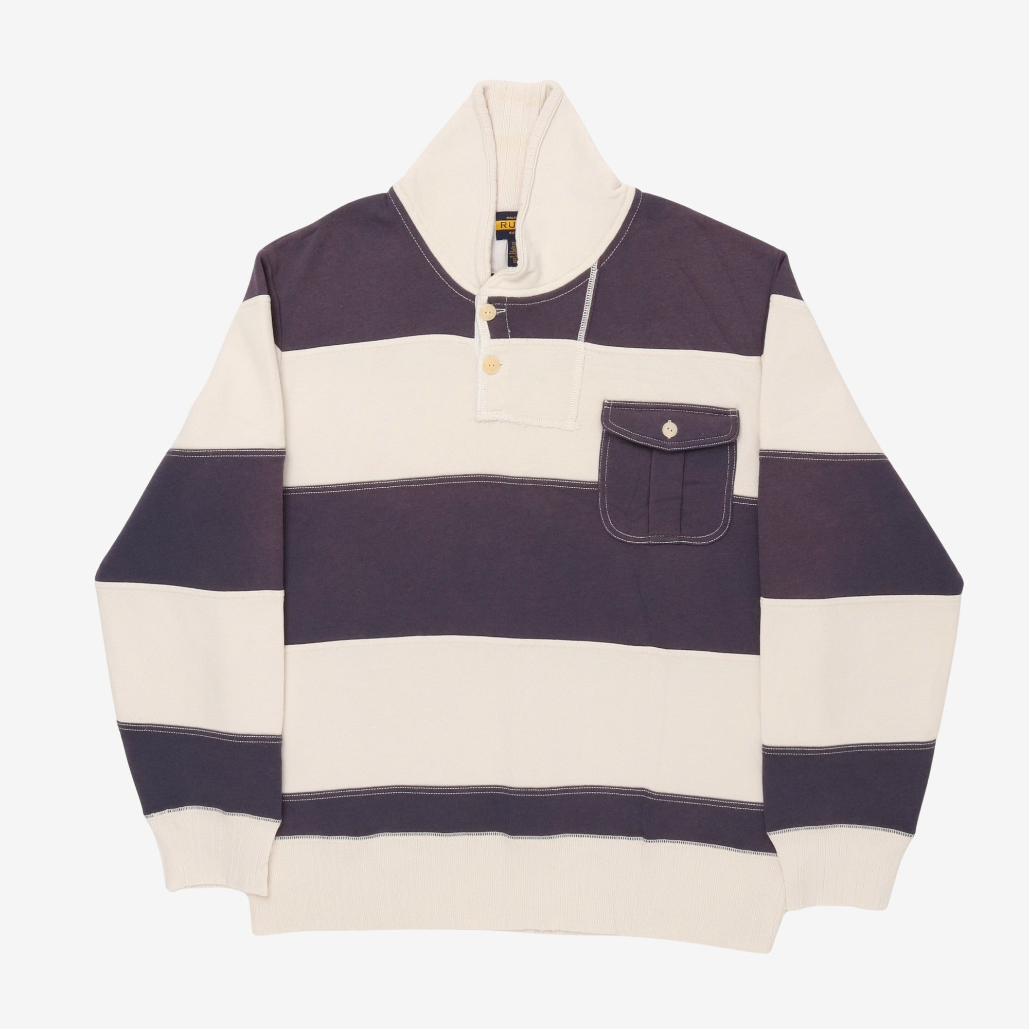 Shawl Collar Rugby Shirt