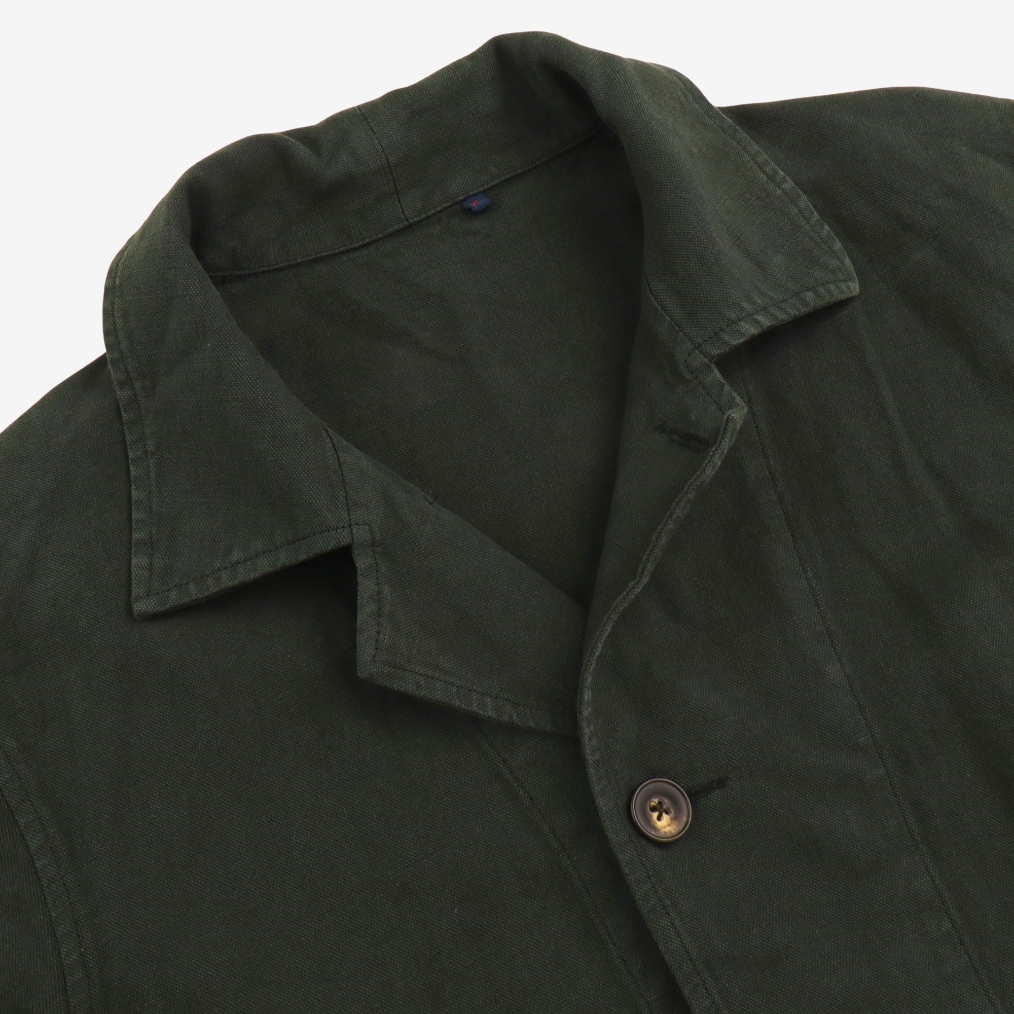 Linen Blend Work Jacket