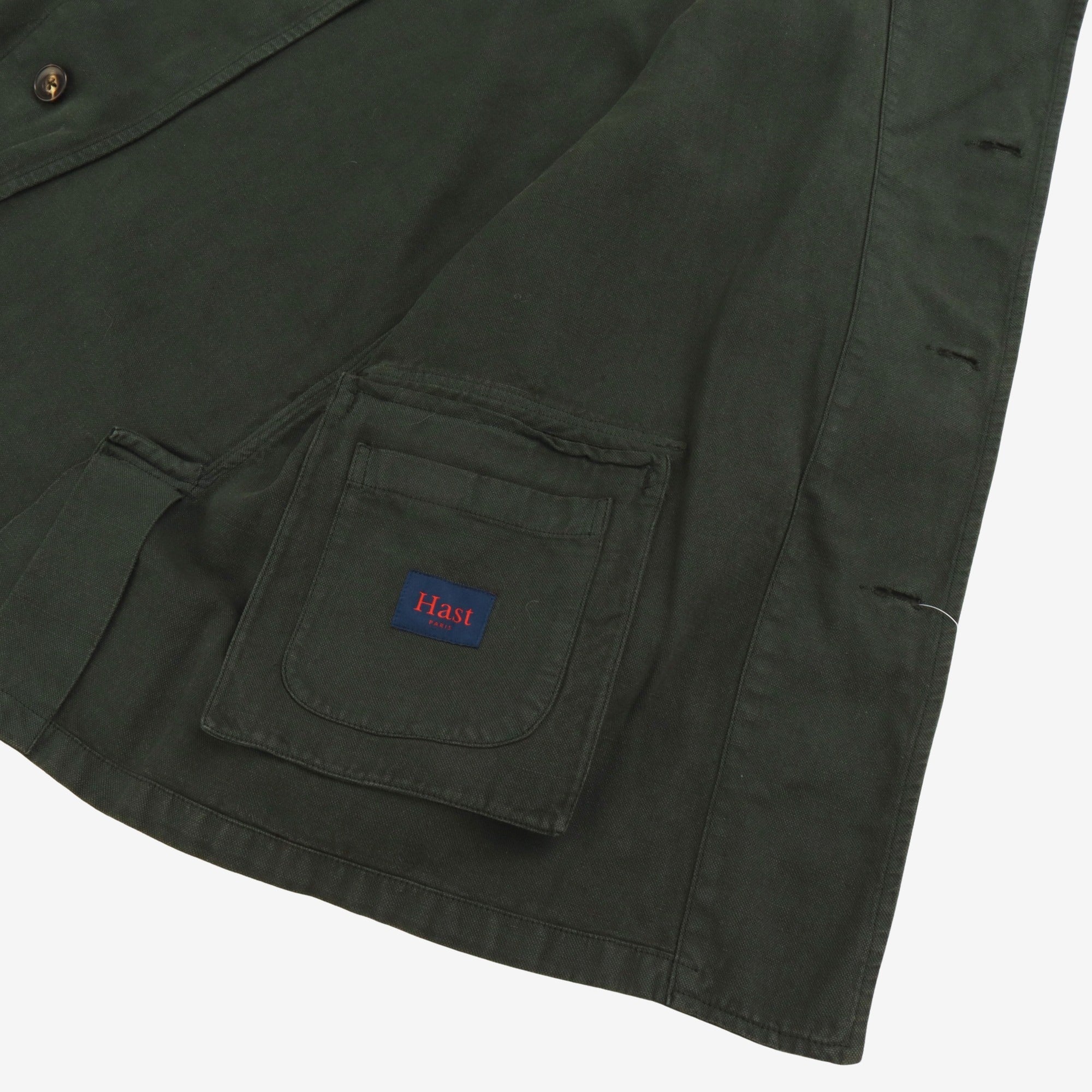 Linen Blend Work Jacket