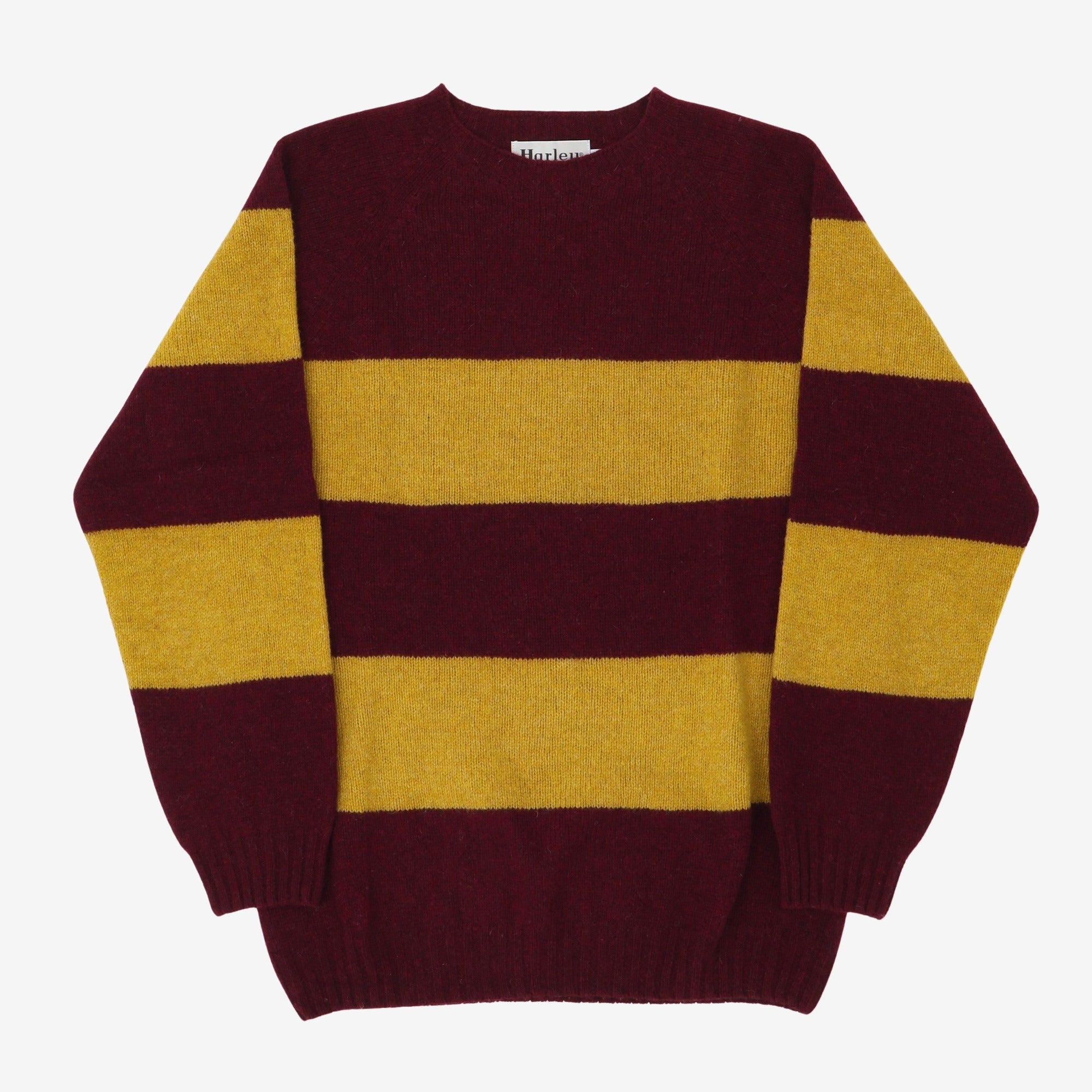 Block Stripe Crewneck Sweater