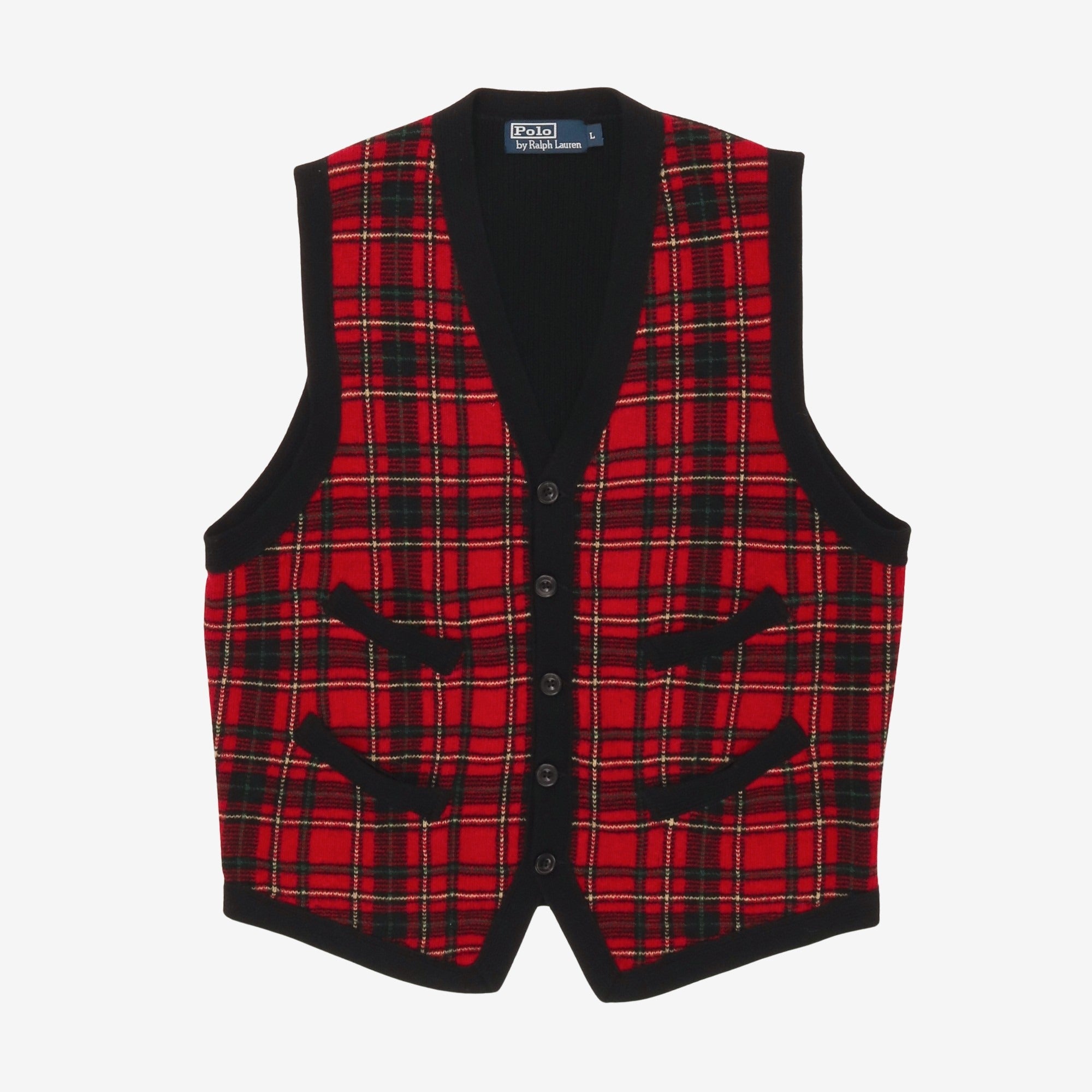 Tartan Knit Vest