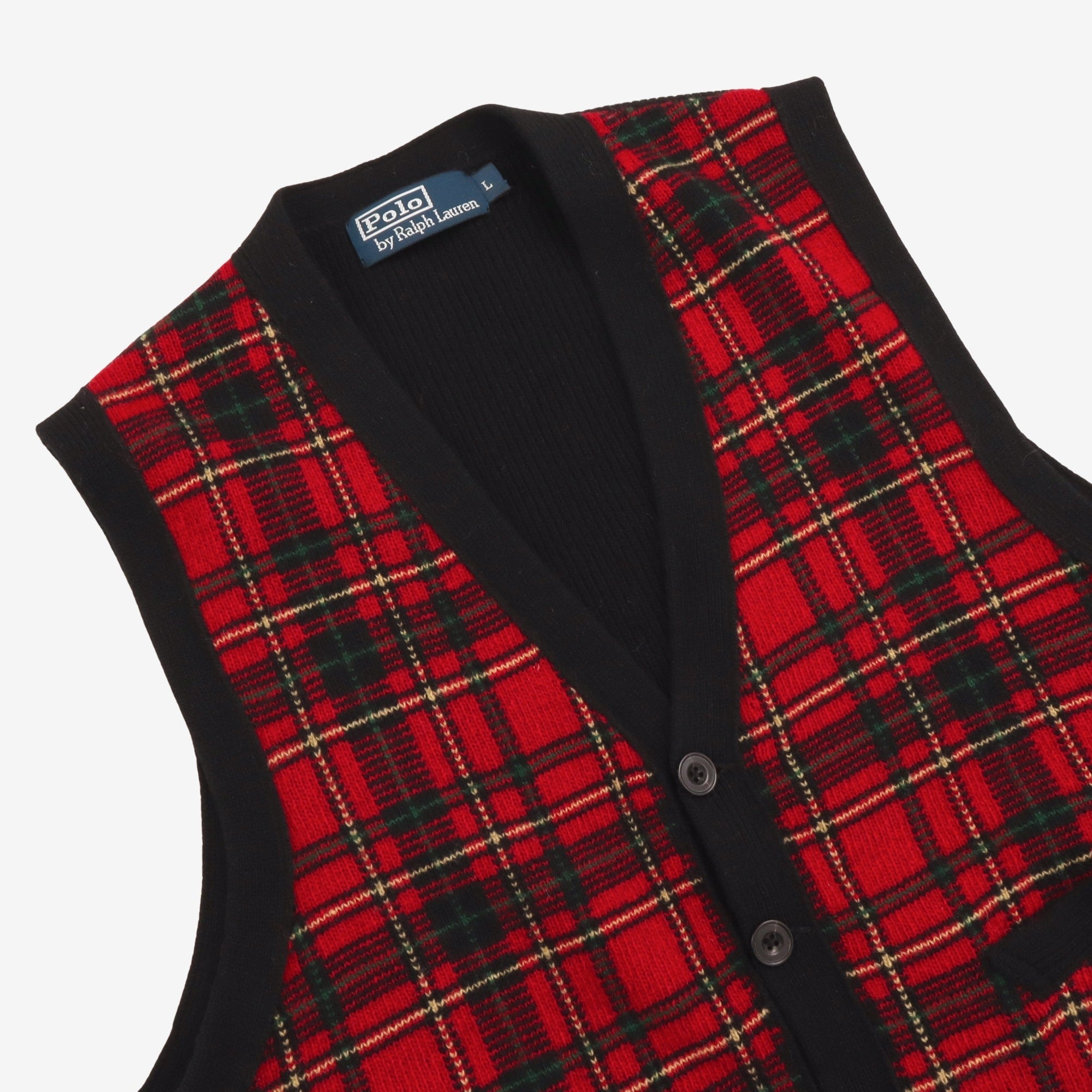 Tartan Knit Vest