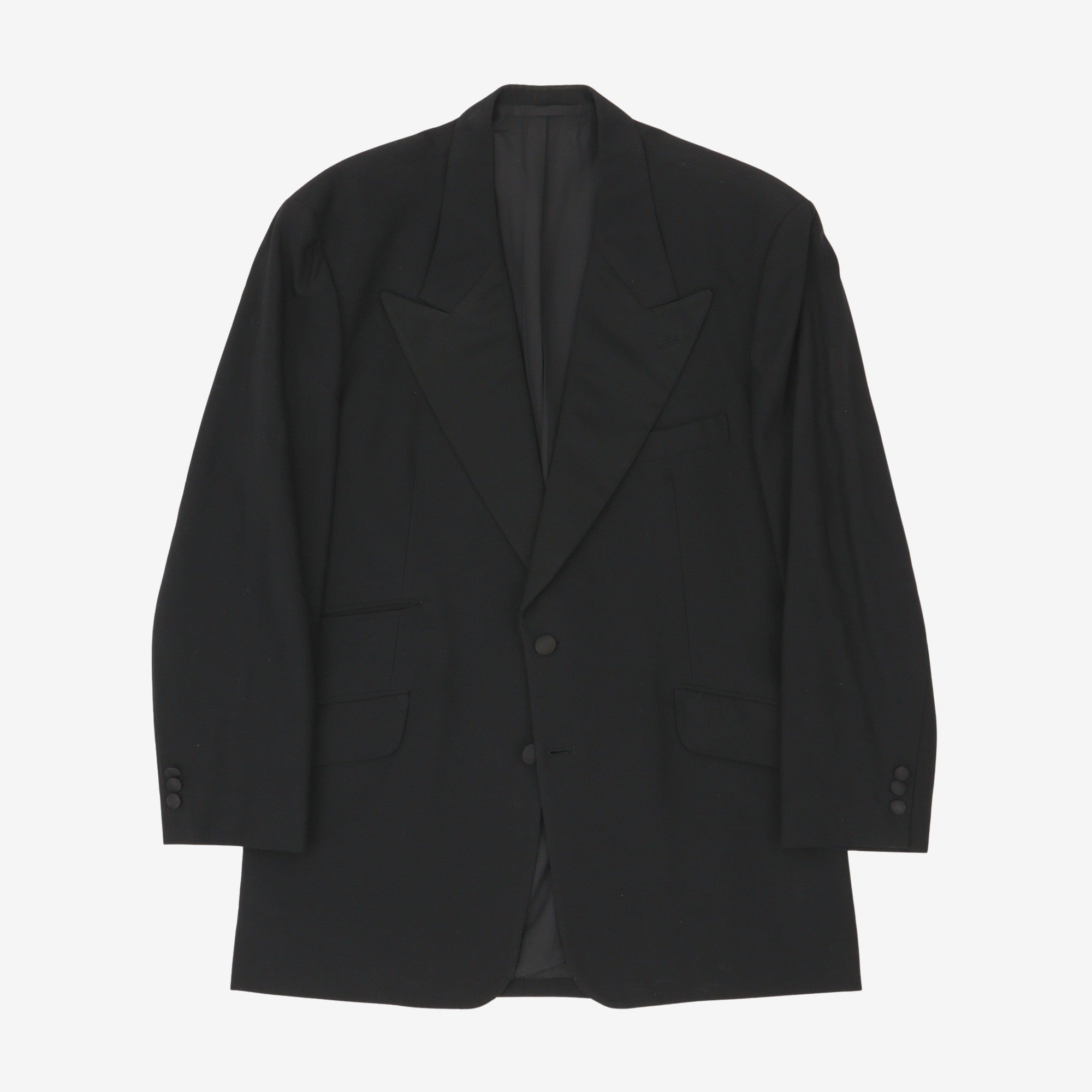 Black Peak Lapel Evening Jacket
