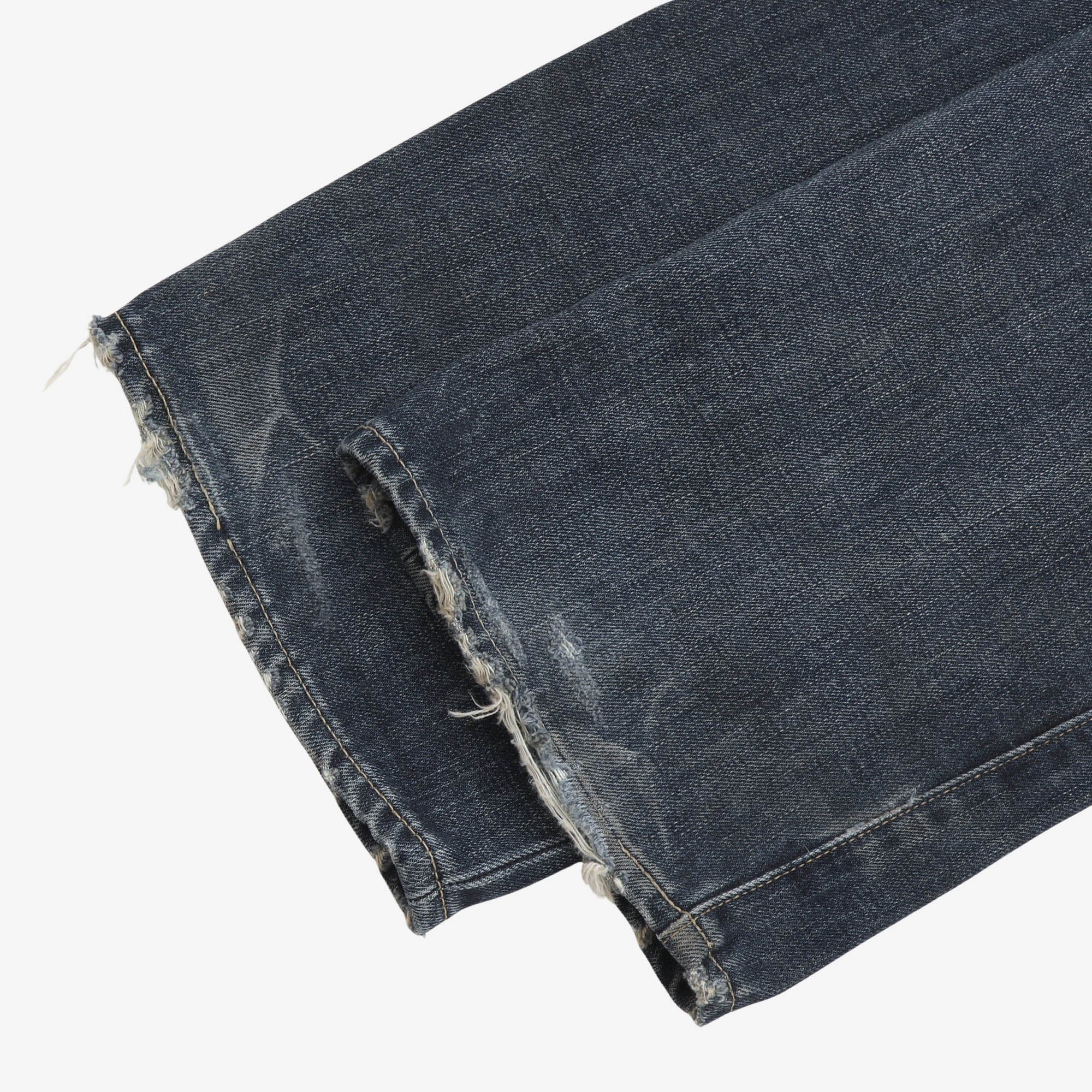 Distressed Selvedge Denim (34W X 30L)