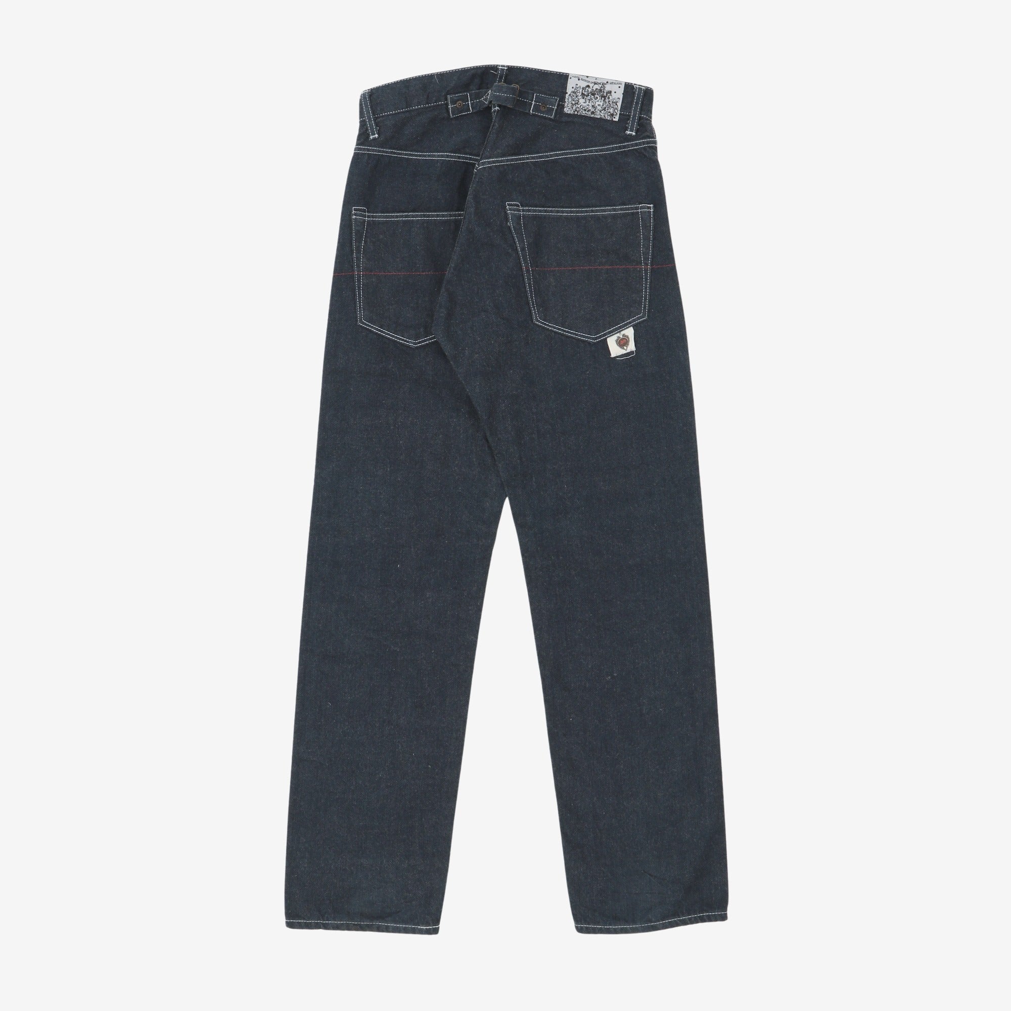 M7-11 Cinch Back Selvedge Denim (30W X 31.5L)