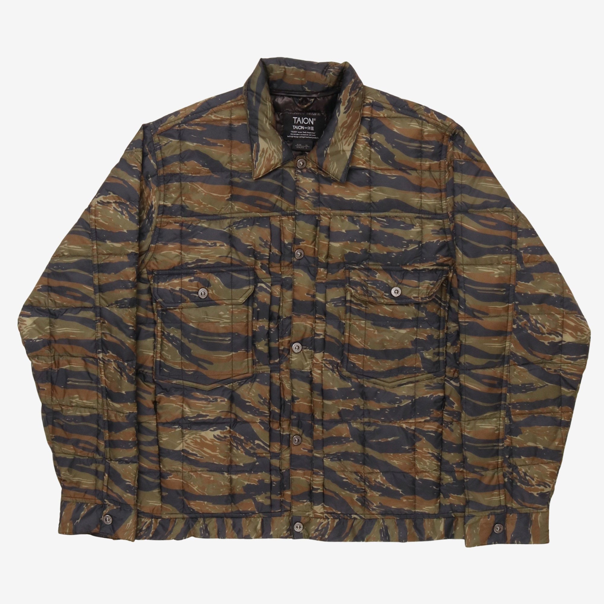 Tiger Stripe Down Work Jacket