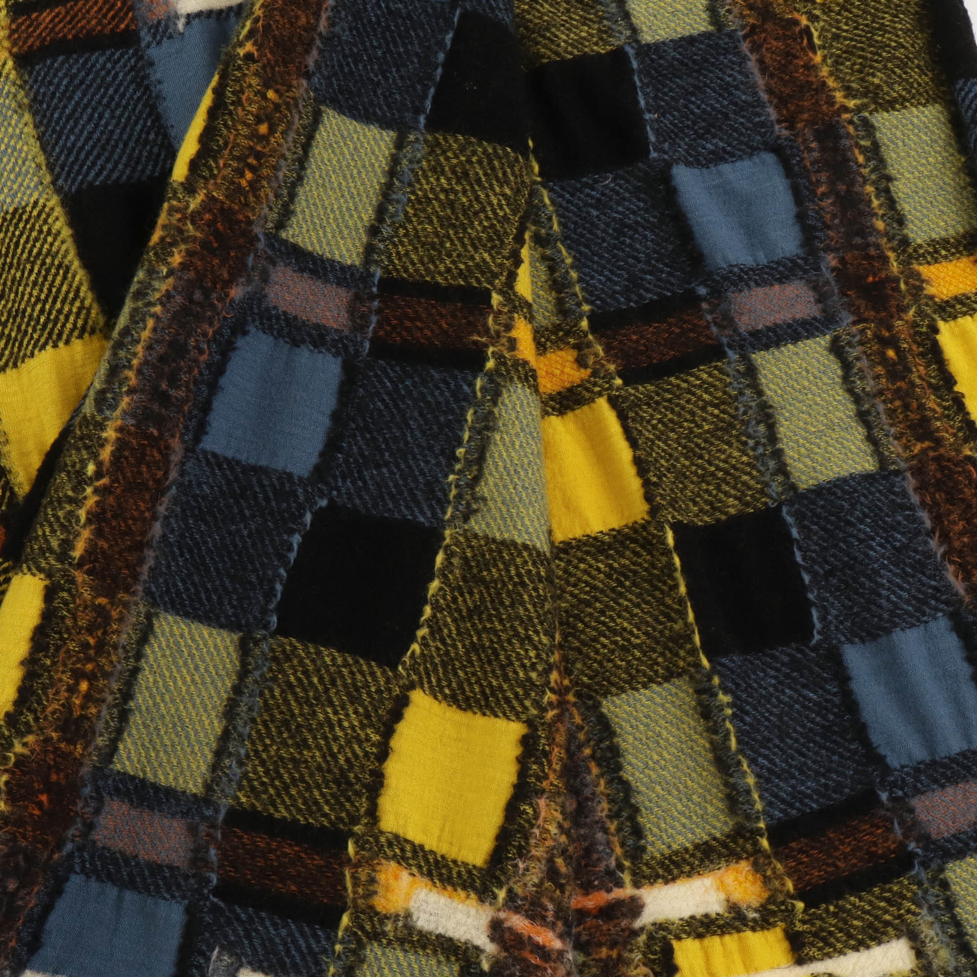 Filted Wool Tartan Scarf