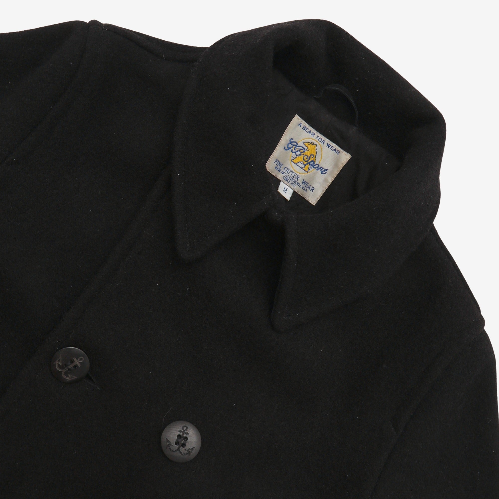 Vintage Wool Peacoat