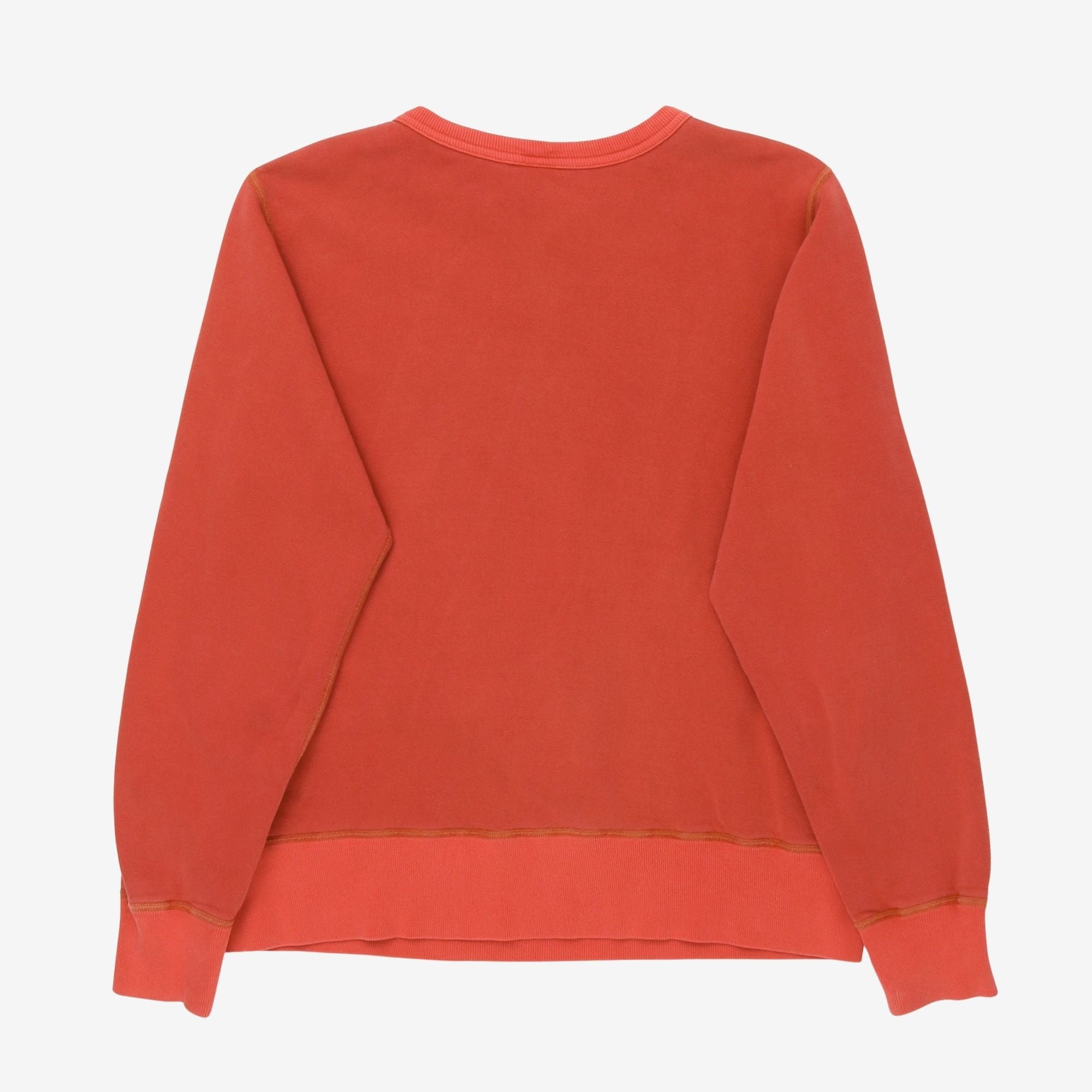 Plain 4-Needle Sweatshirt