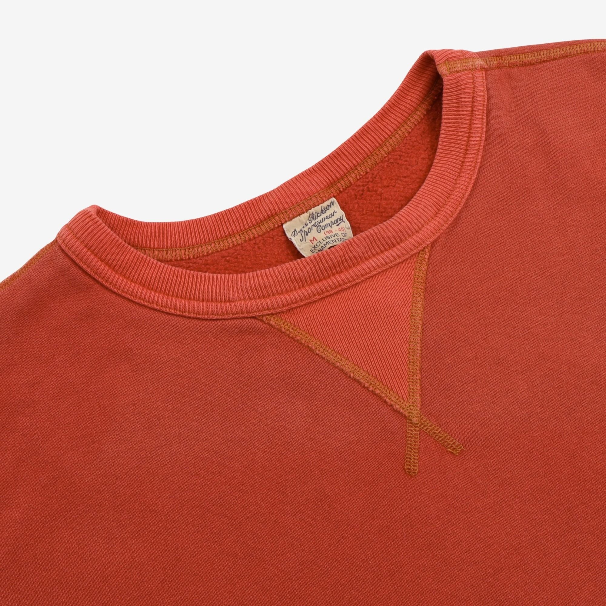 Plain 4-Needle Sweatshirt