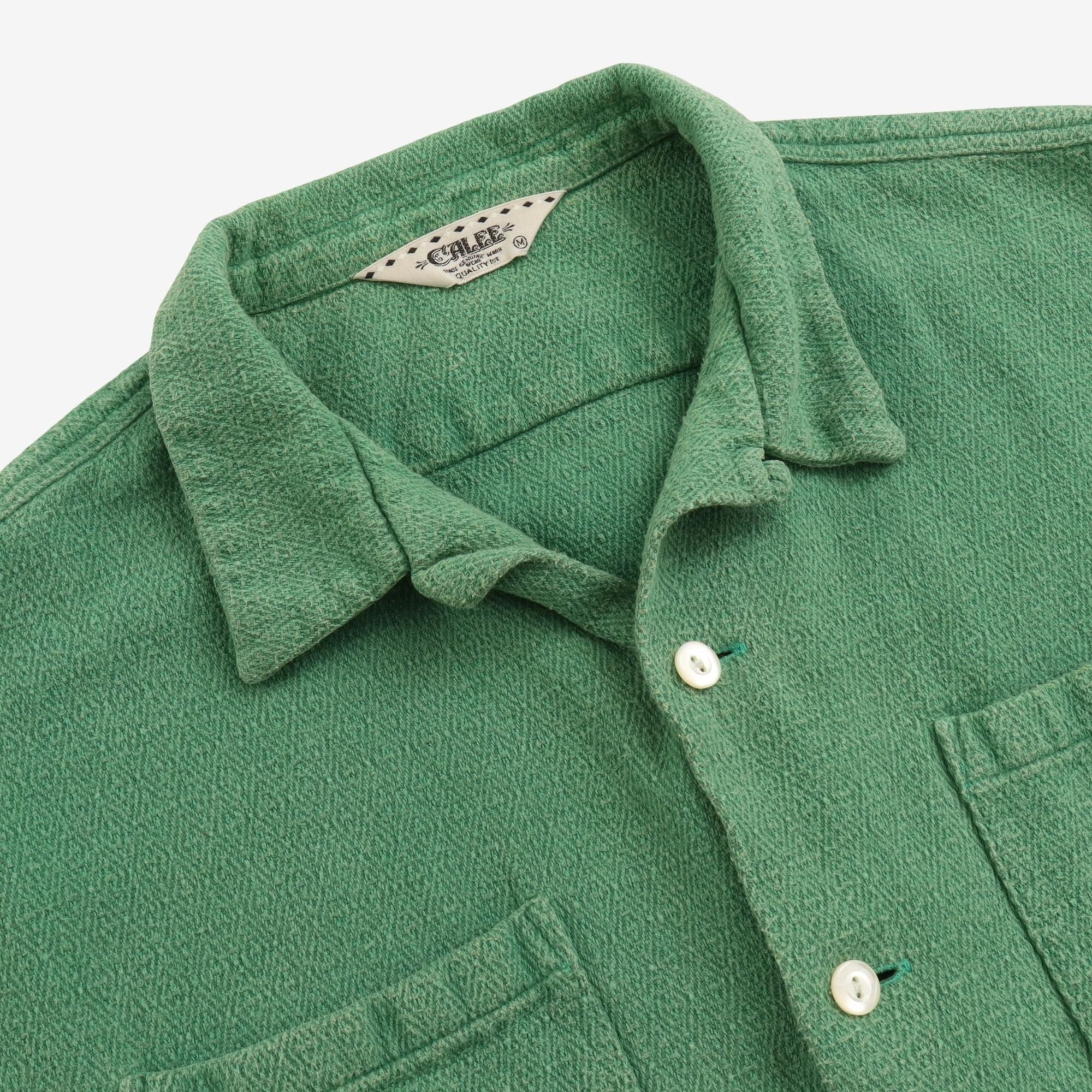 Open Collar Work Shirt