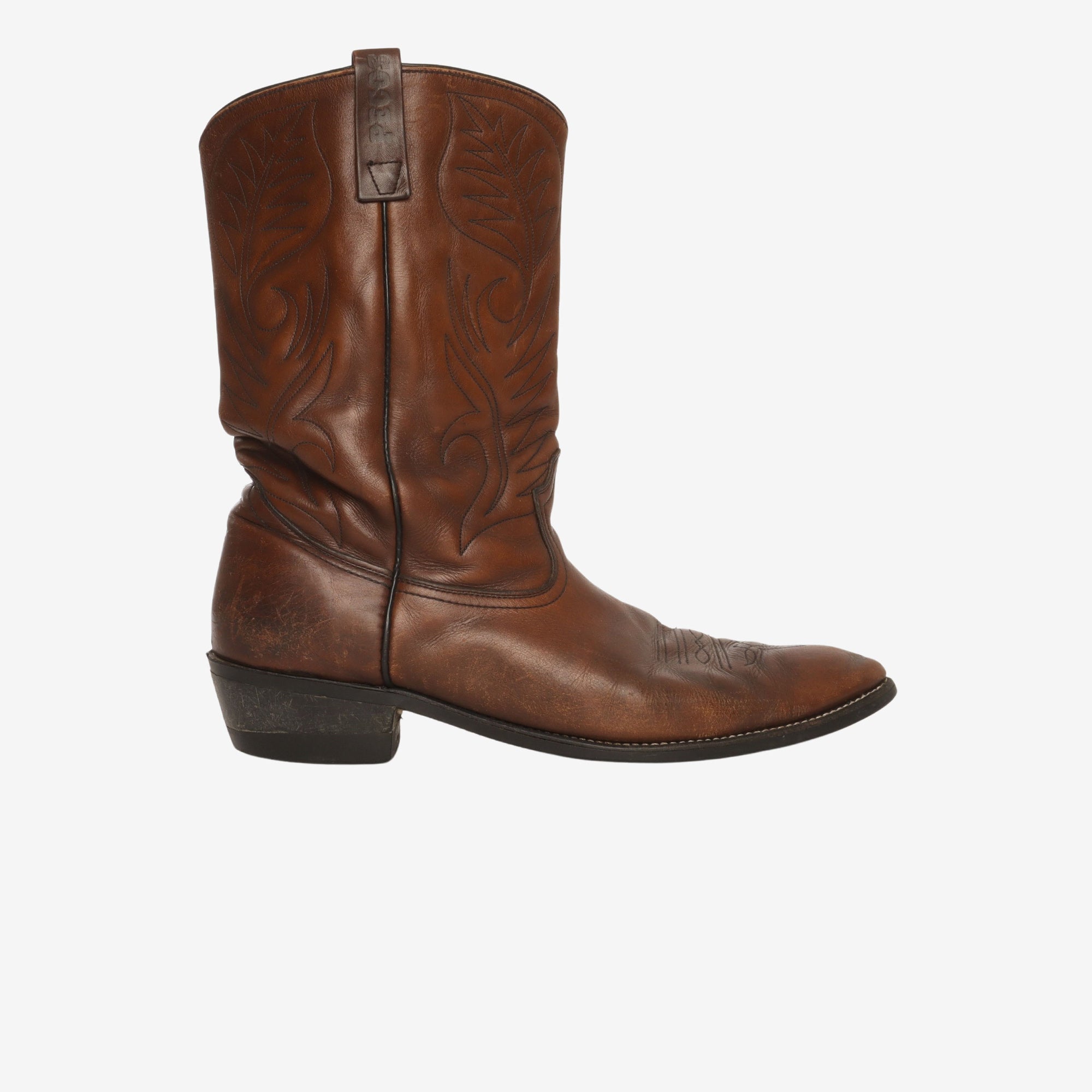 9801 Western Leather Boots