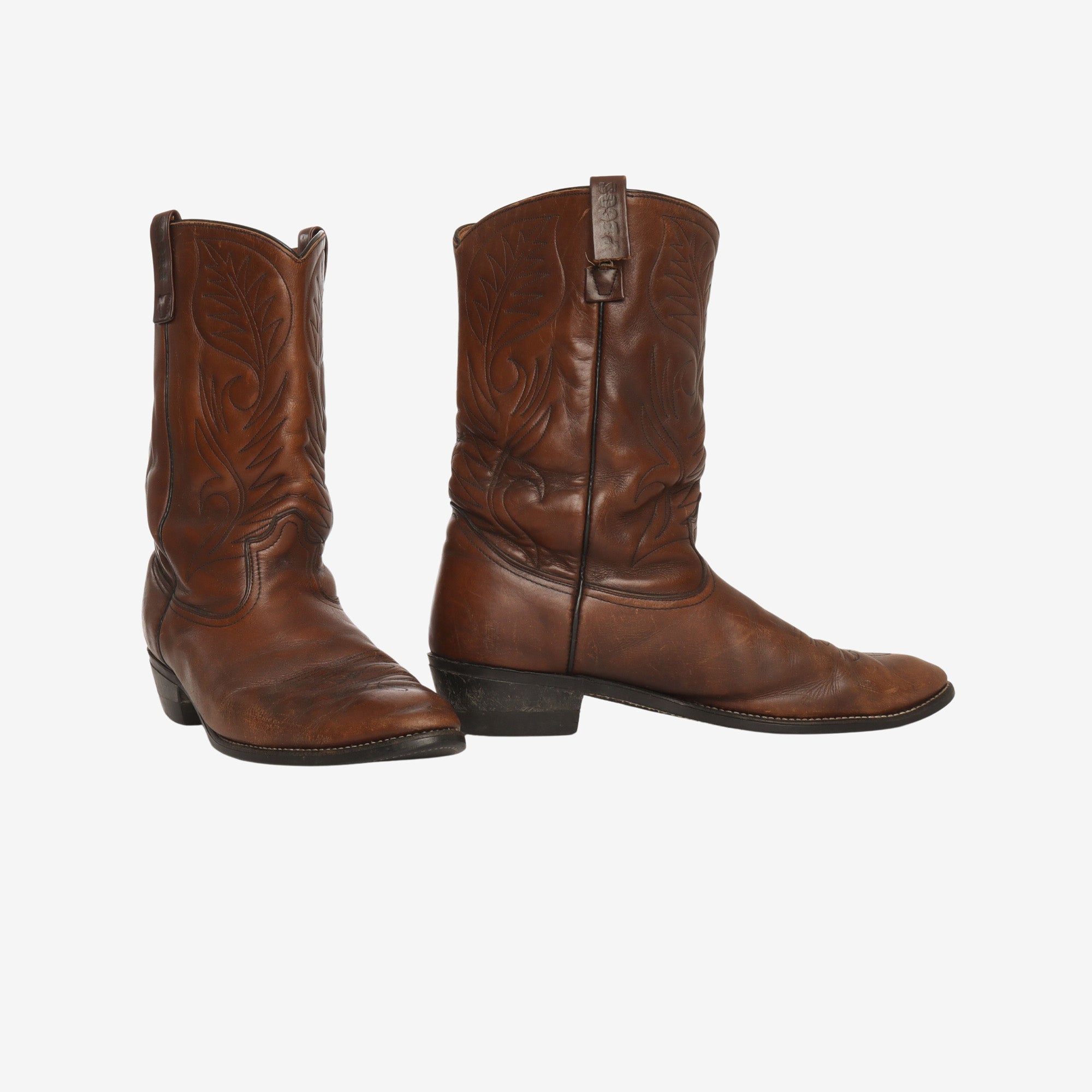 9801 Western Leather Boots