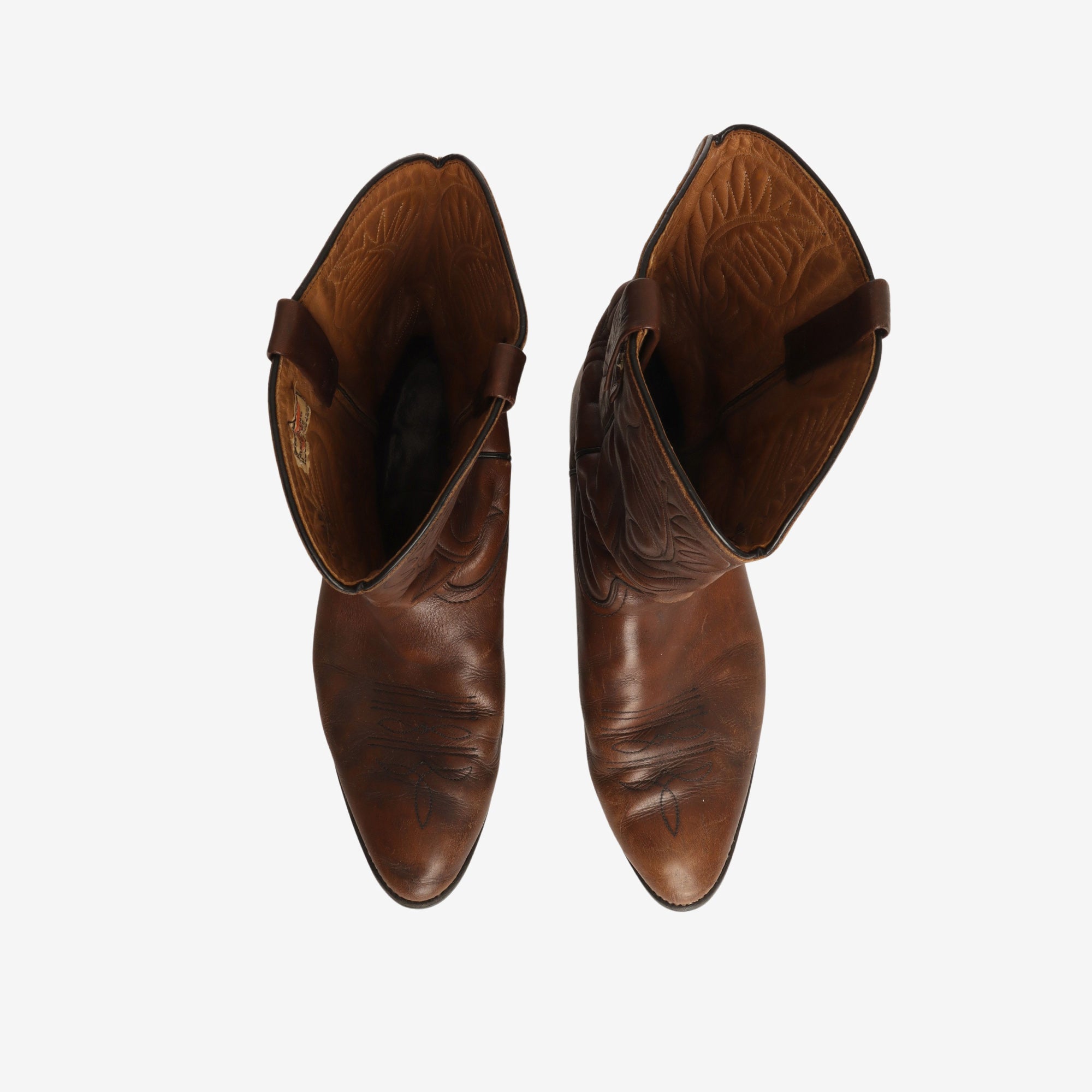 9801 Western Leather Boots