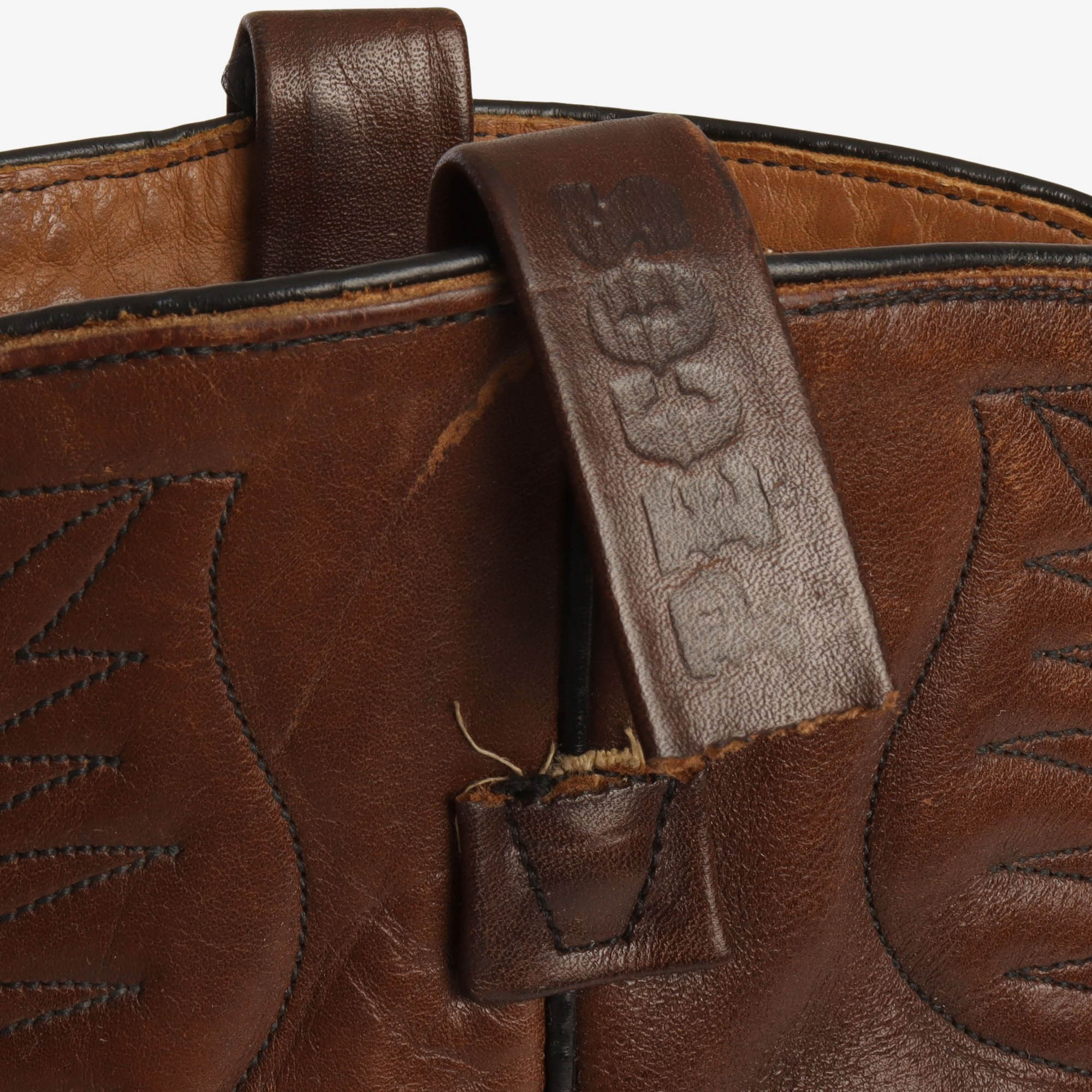 9801 Western Leather Boots