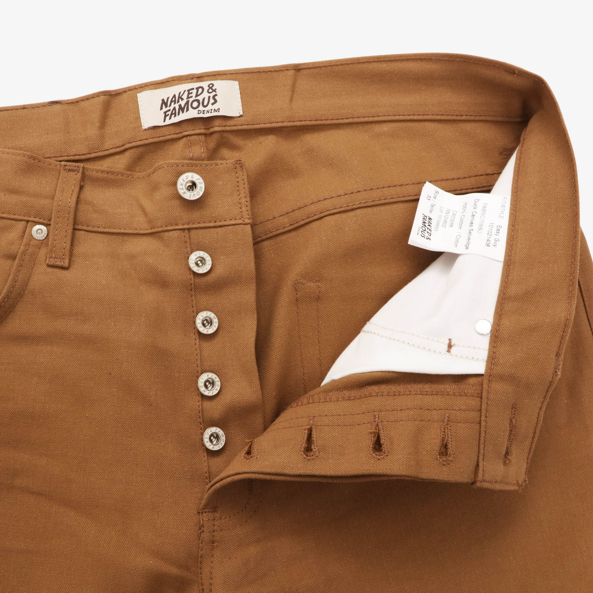 Easy Guy Selvedge Duck Canvas Trousers