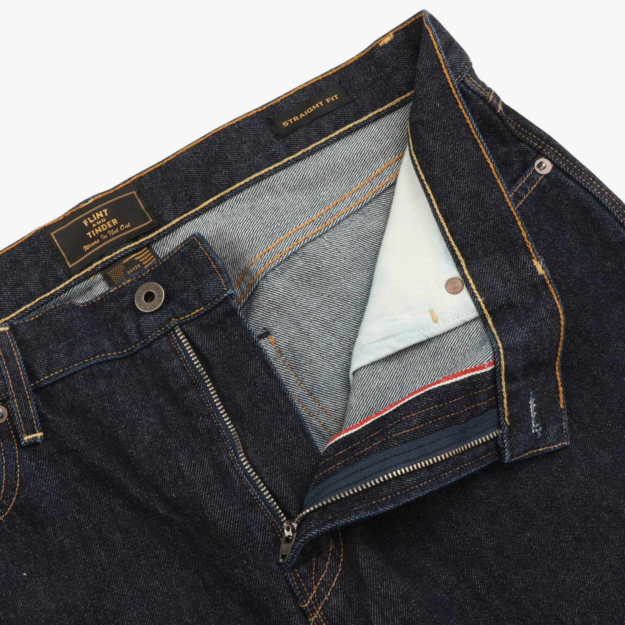 Straight Fit Selvedge Denim