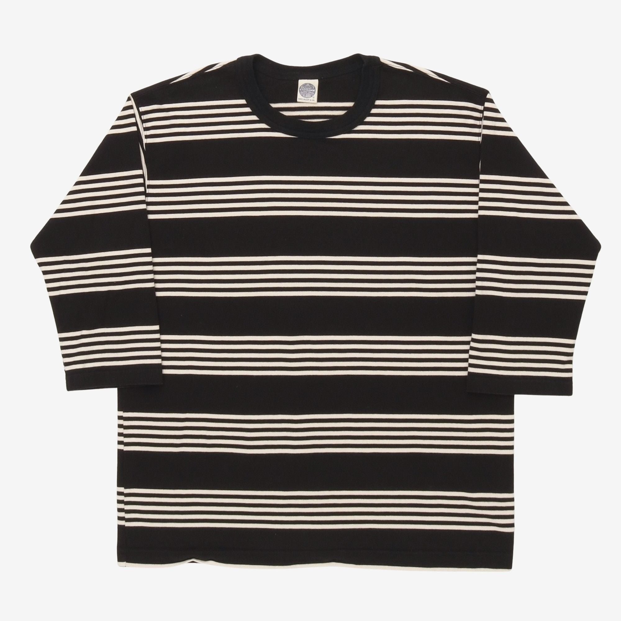 3/4 Multi Border Stripe Tee
