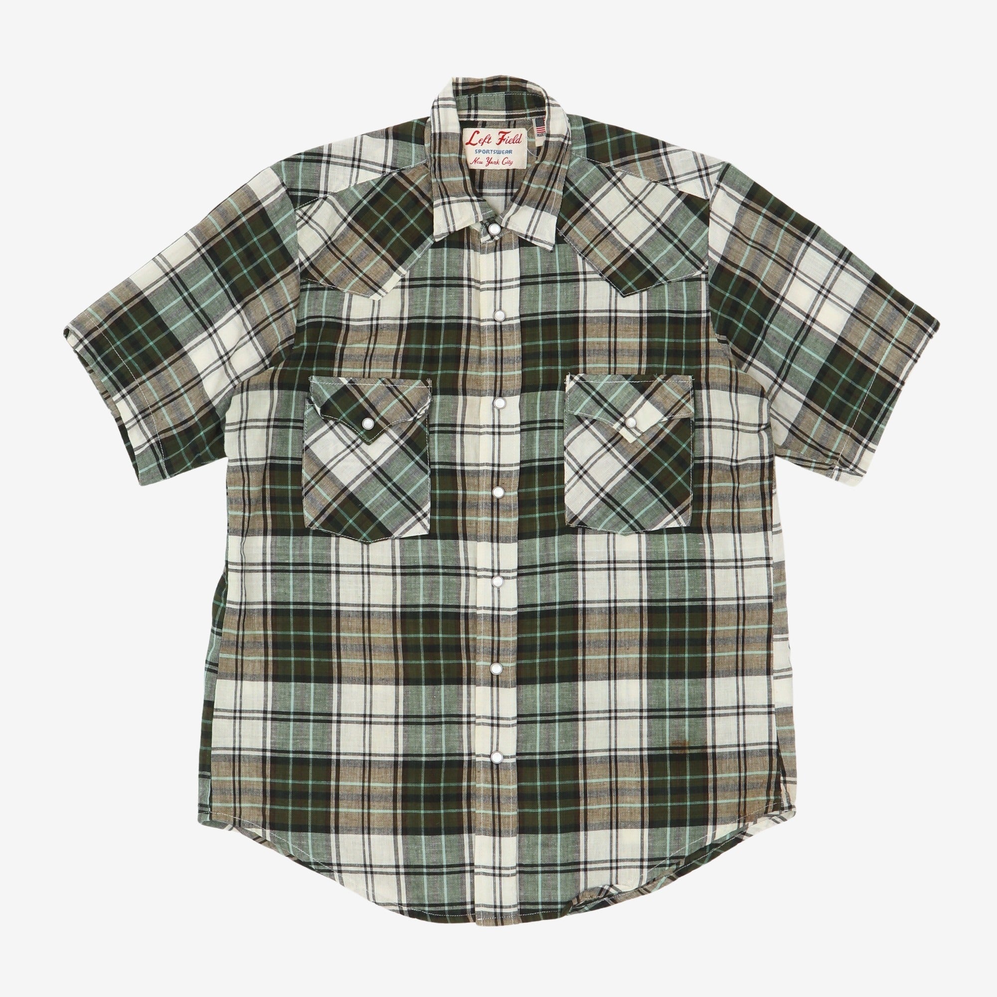 SS Check Western Shirt