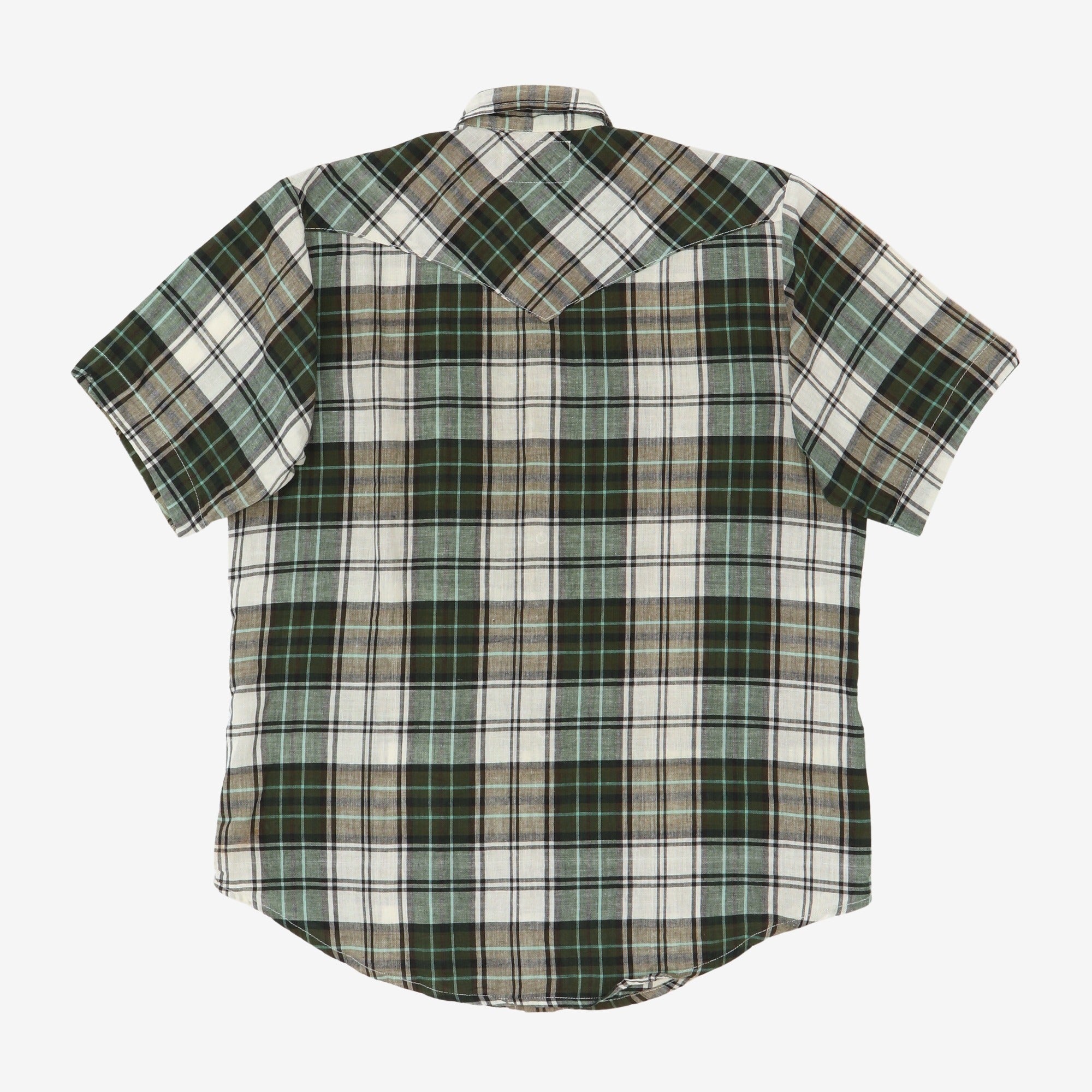 SS Check Western Shirt