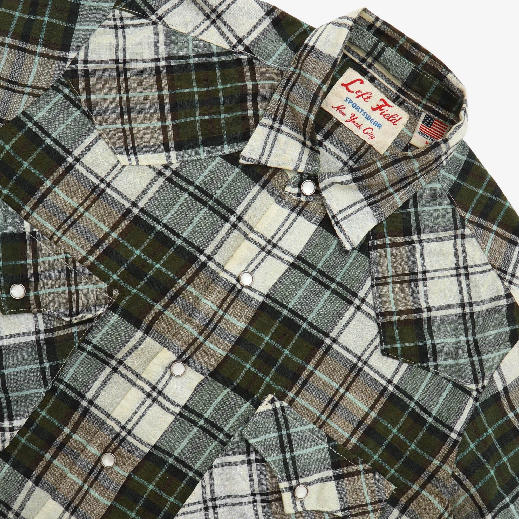 SS Check Western Shirt