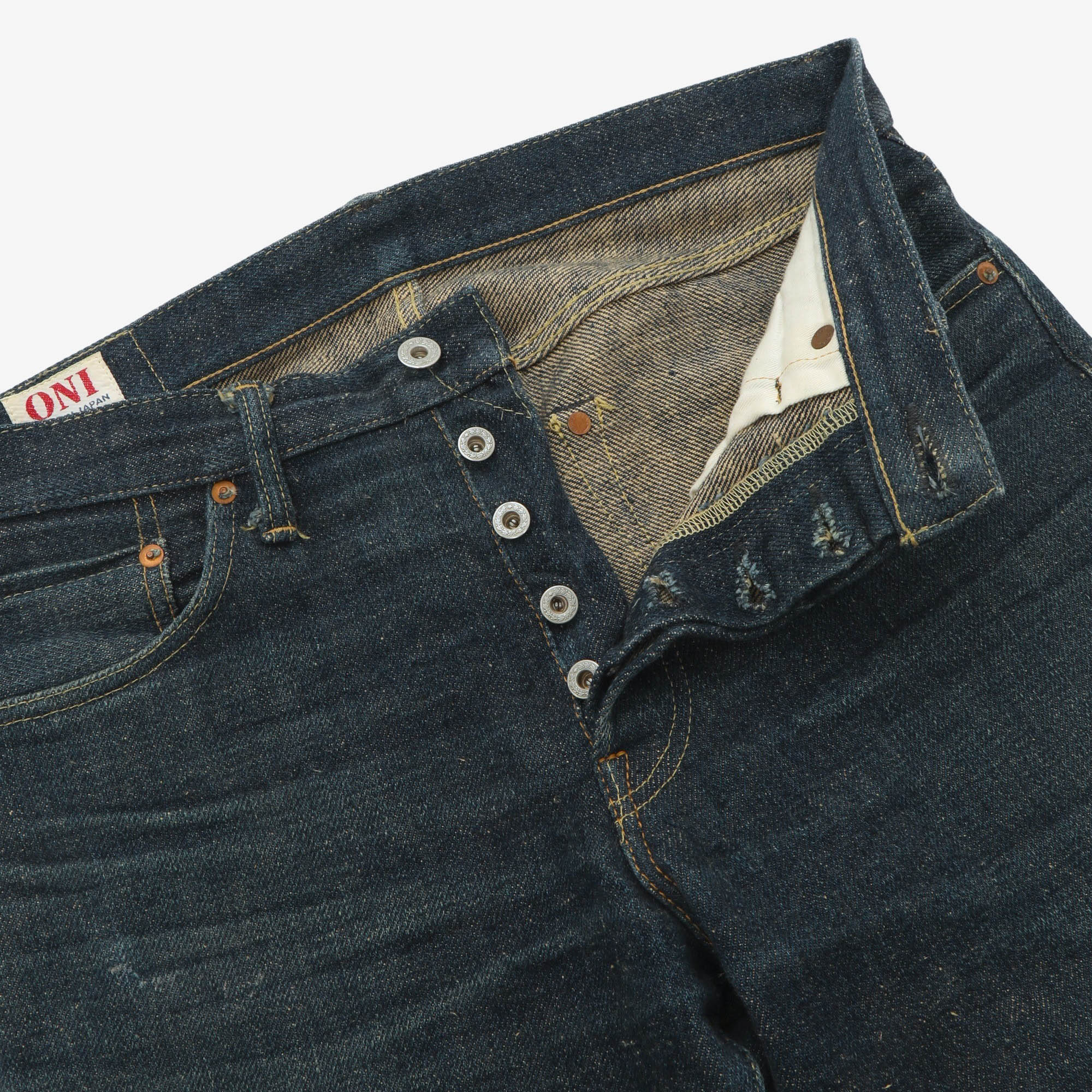 ONI-288 20oz Asphalt Selvedge Denim