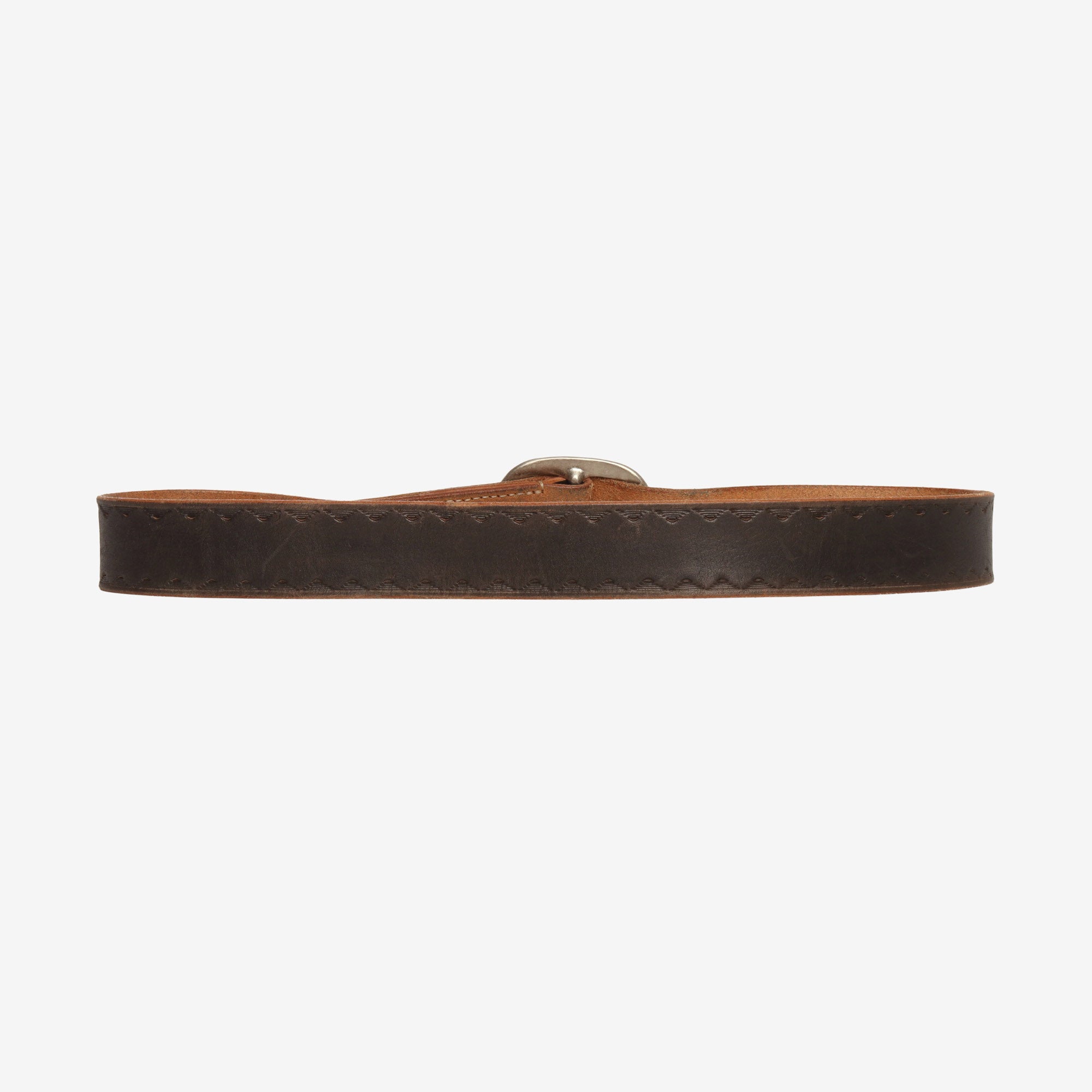 Sumi Dyed Leather Belt