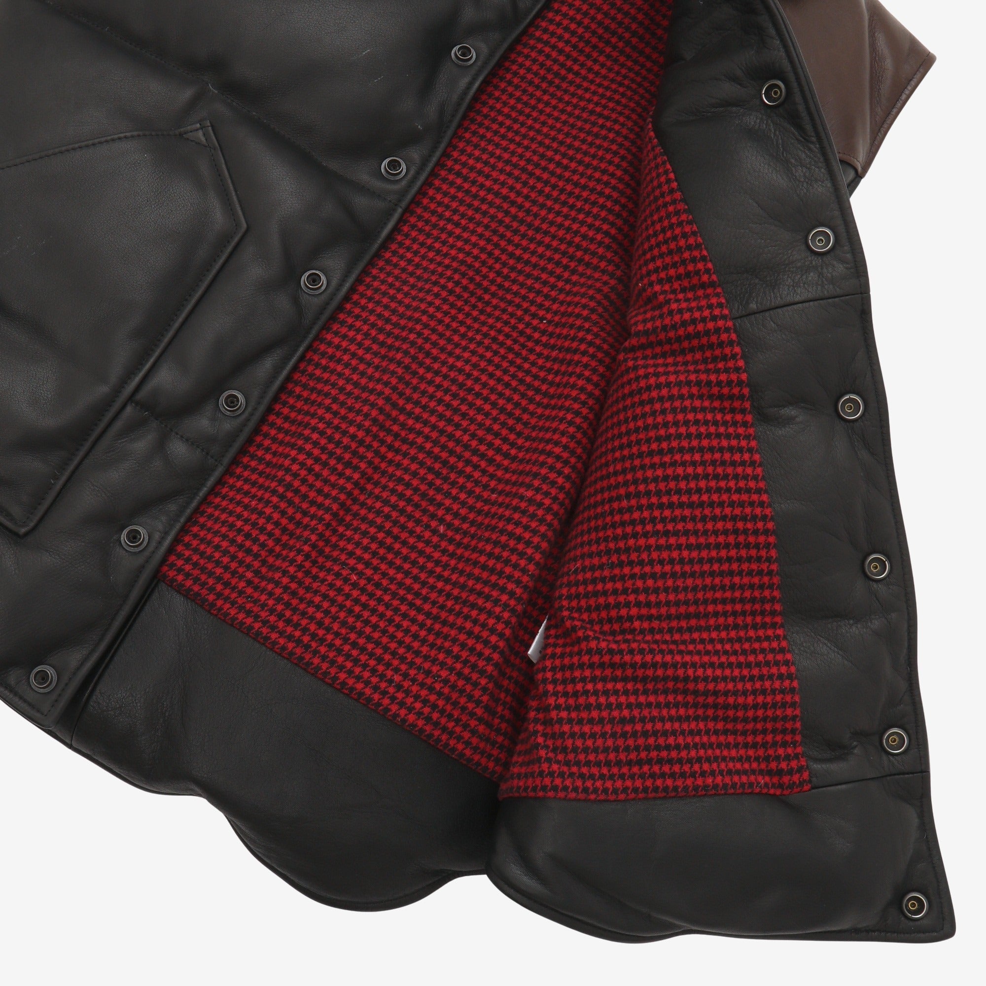 Oil Soft Horse & Mouton Down Vest