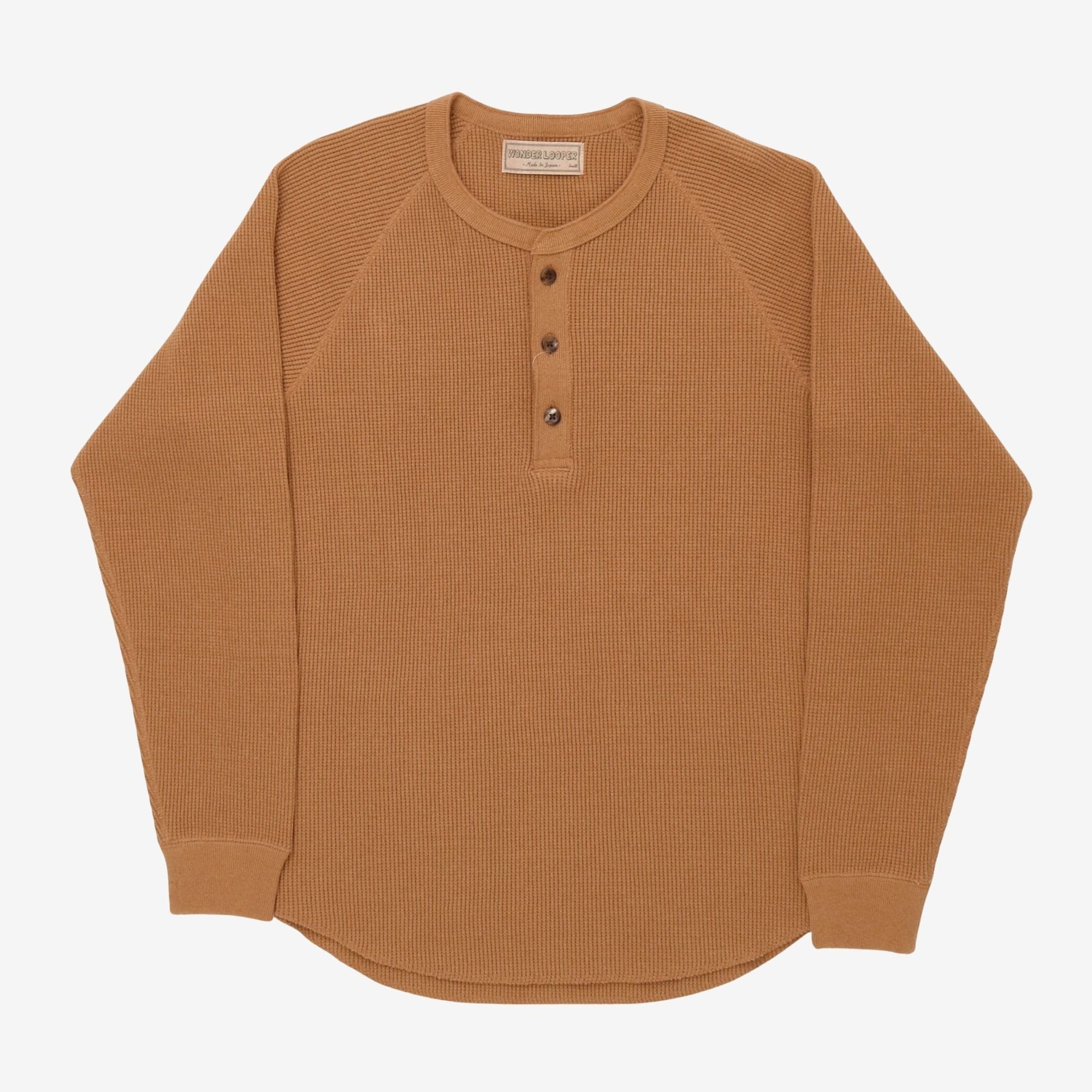 Heavyweight Waffle Henley