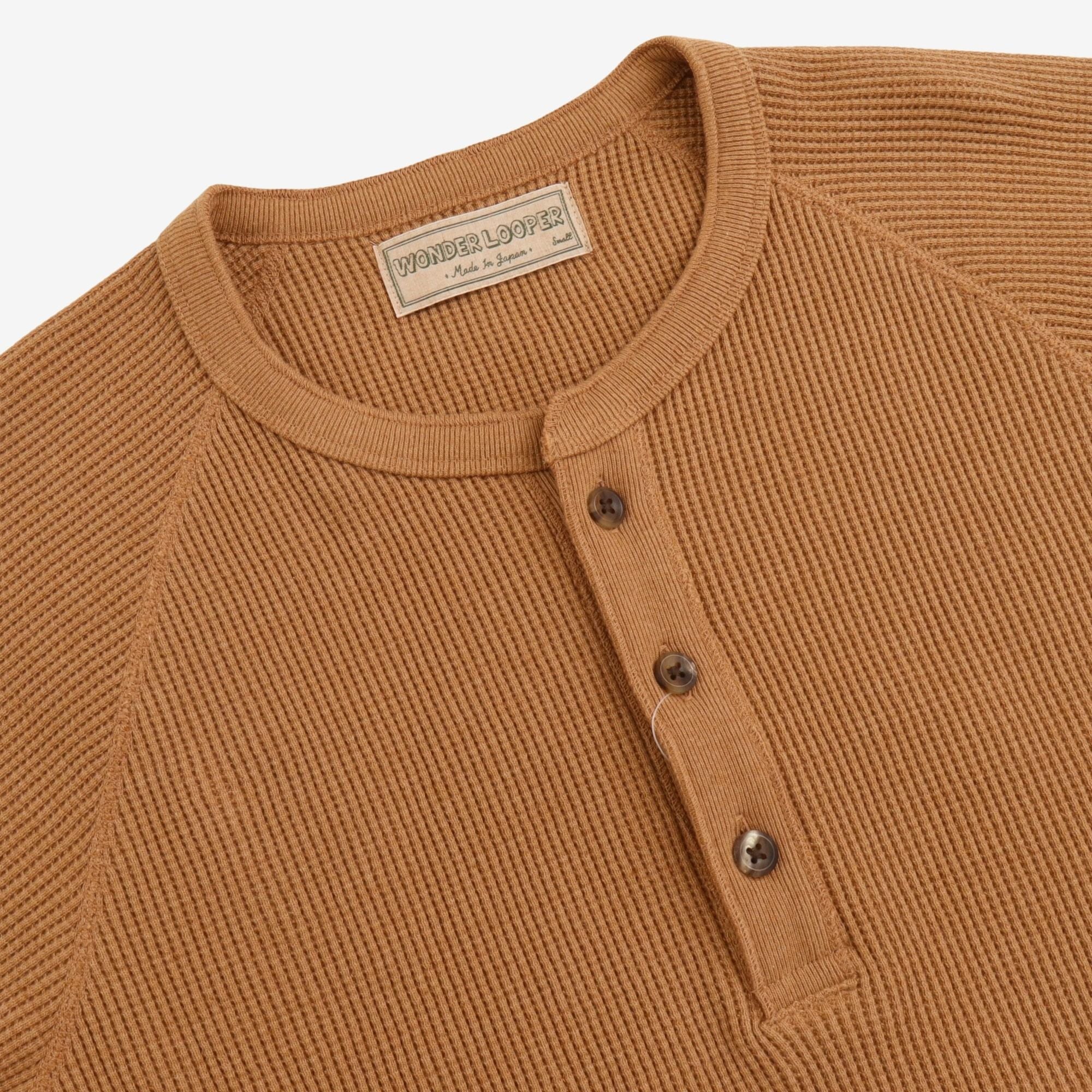 Heavyweight Waffle Henley