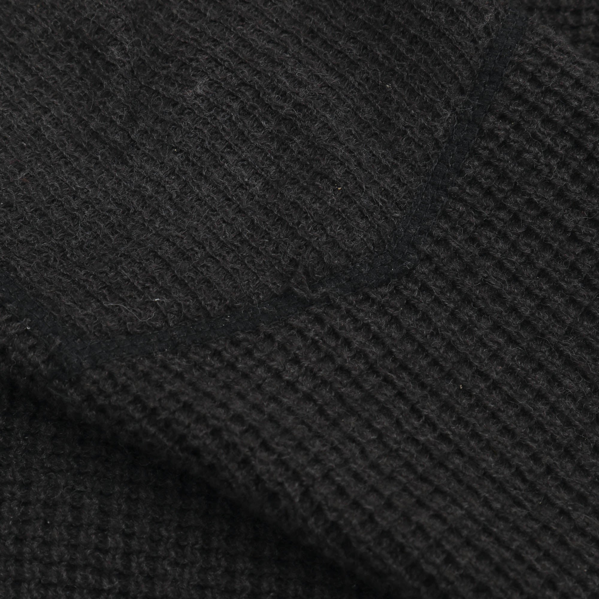 Padded Waffle Rollneck Sweater