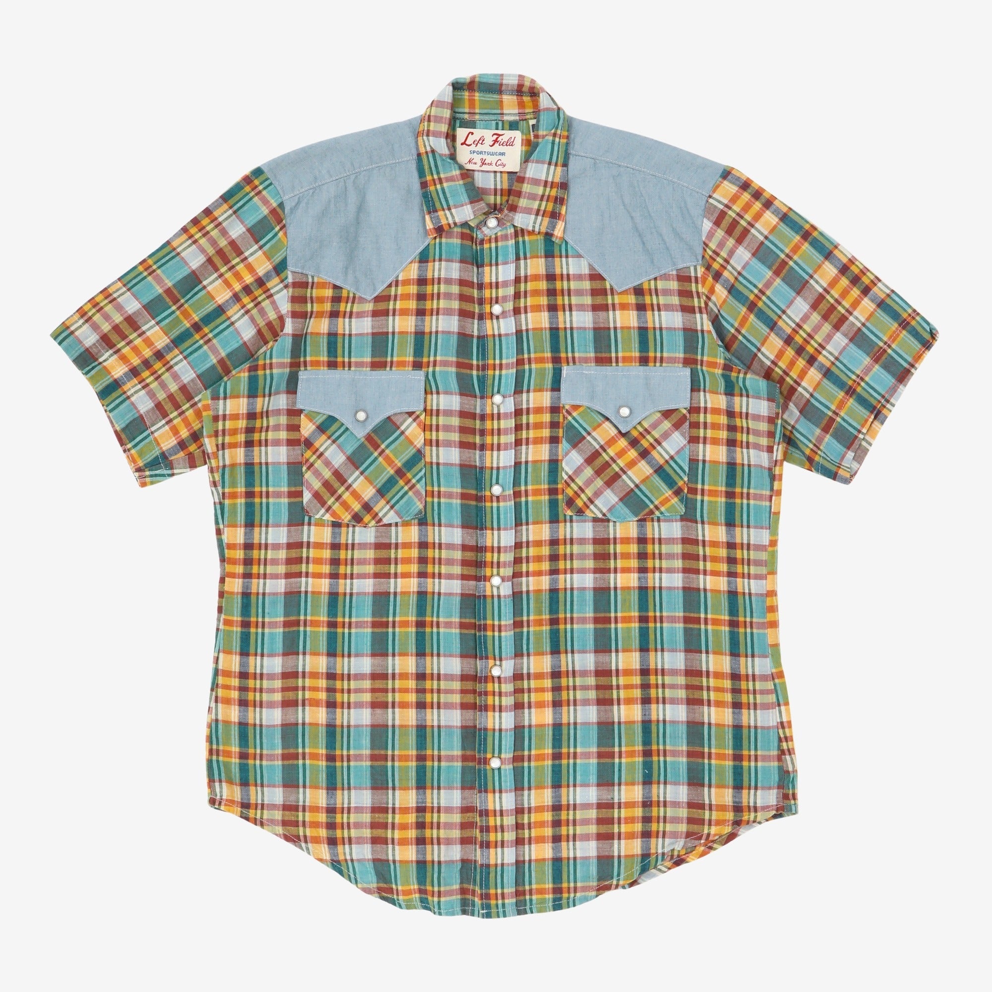 SS Check Western Shirt