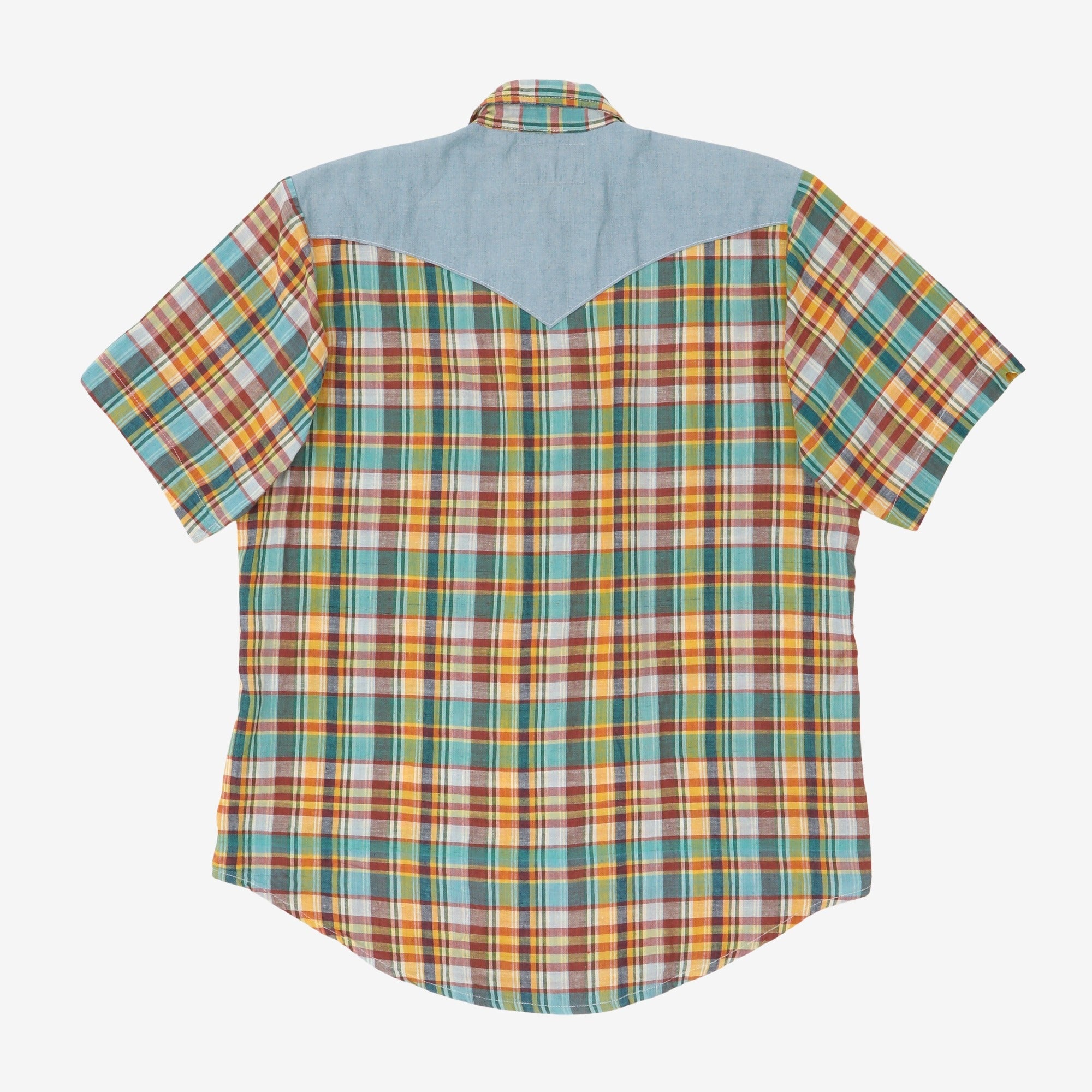 SS Check Western Shirt