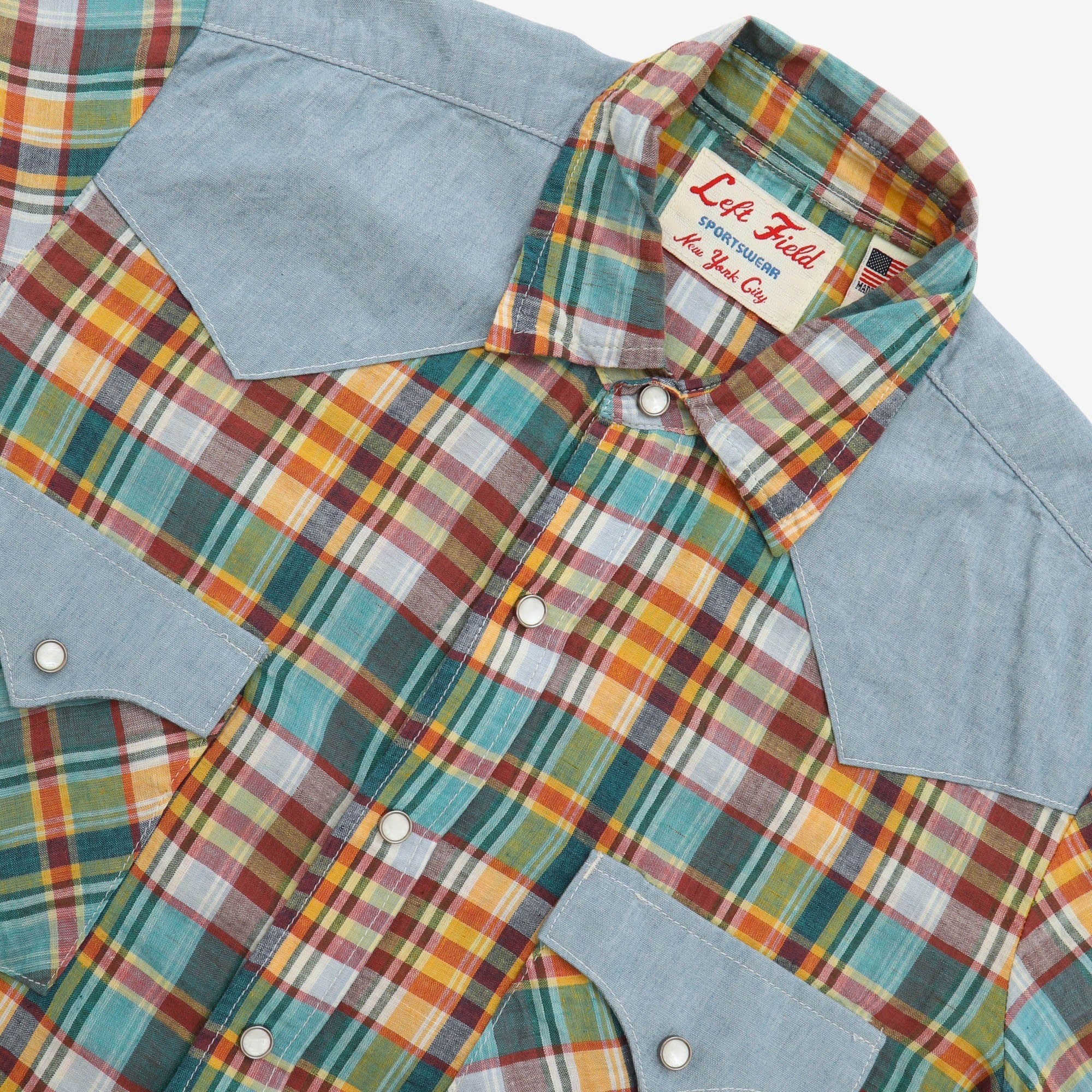 SS Check Western Shirt