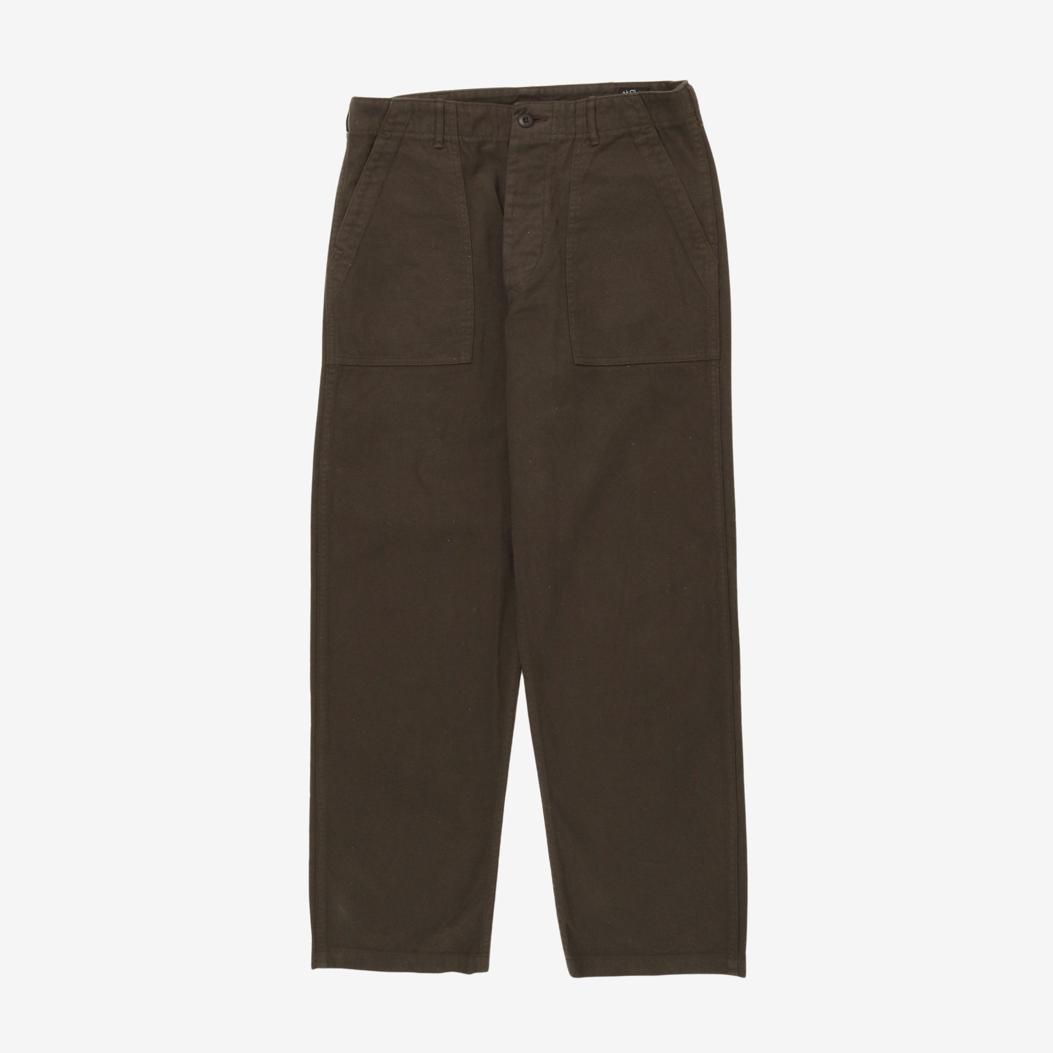 Brushed Flannel Fatigue Pants